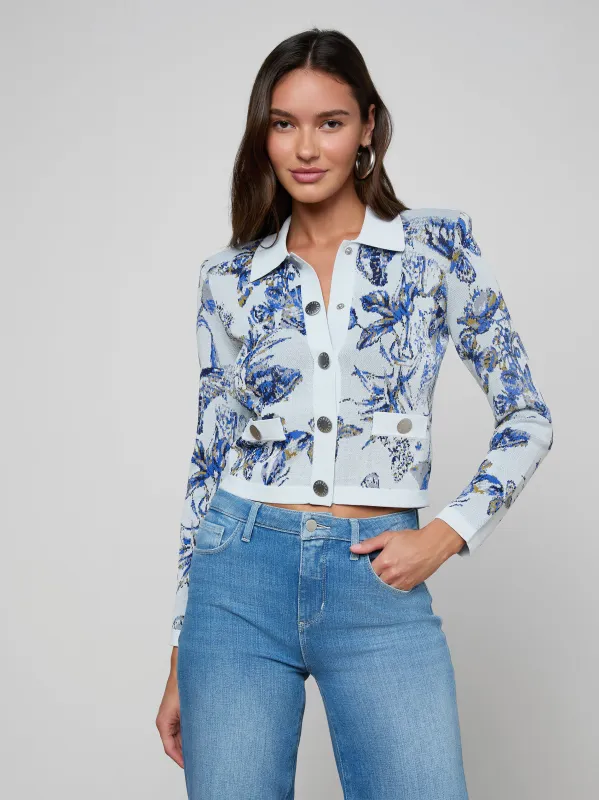 Osiris Jacquard Cardigan sold by L'AGENCE