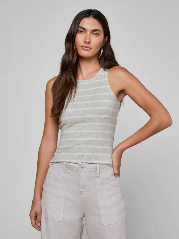Nia Ribbed Tank sold by L'AGENCE
