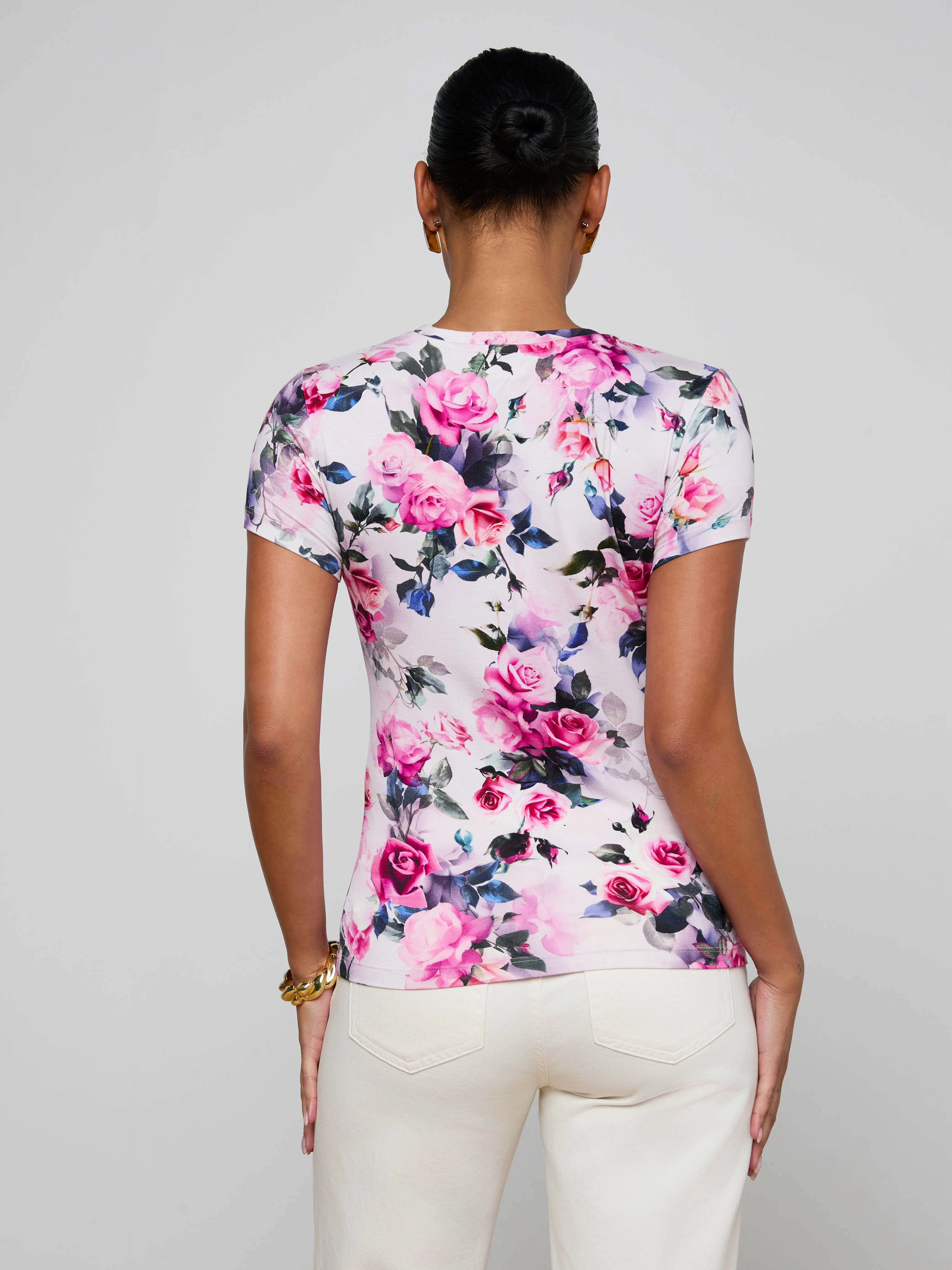 Ressi Fitted Tee sold by L'AGENCE product image thumbnail 4