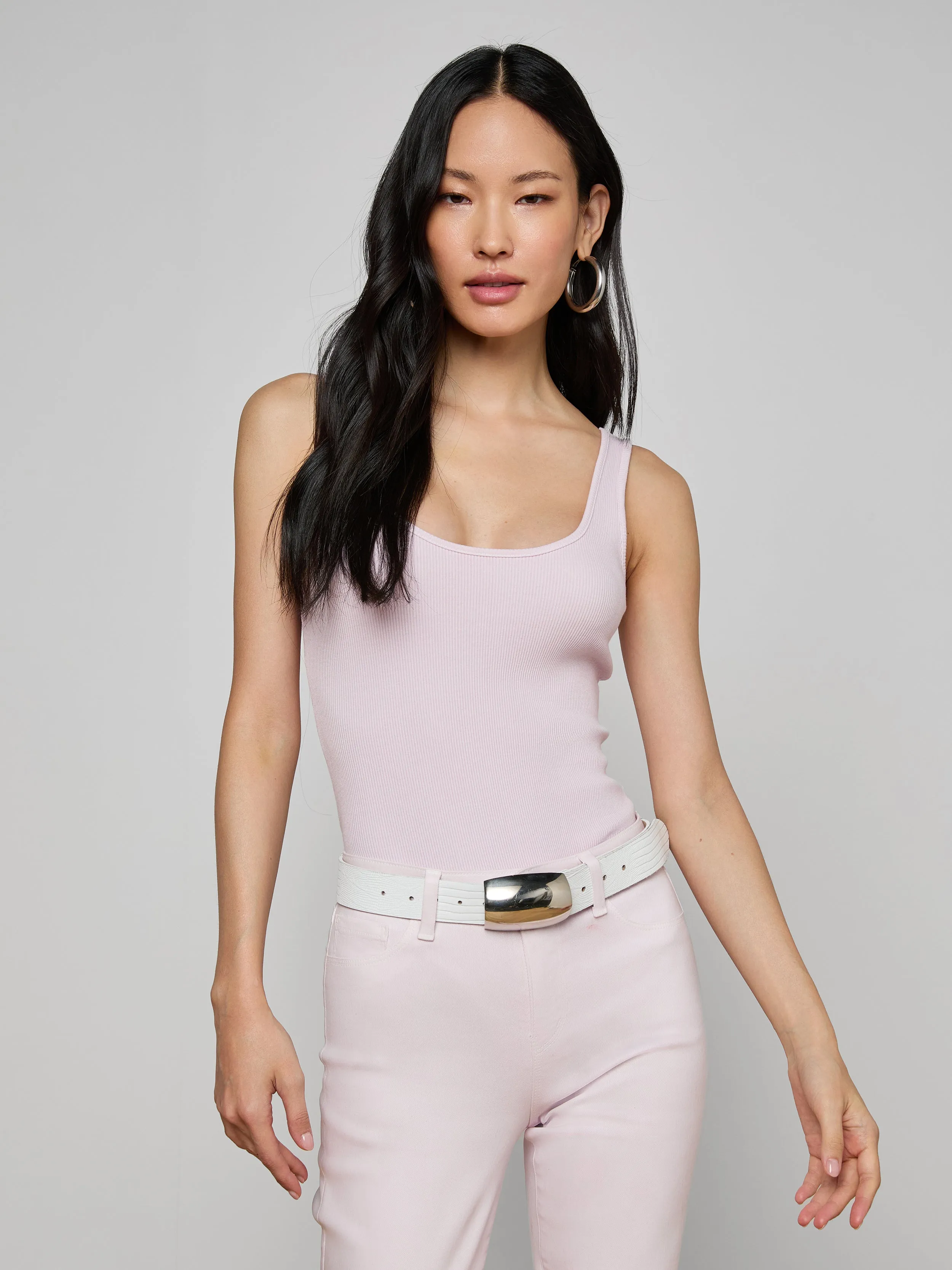 Nica Scoopneck Bodysuit sold by L'AGENCE product image thumbnail 2