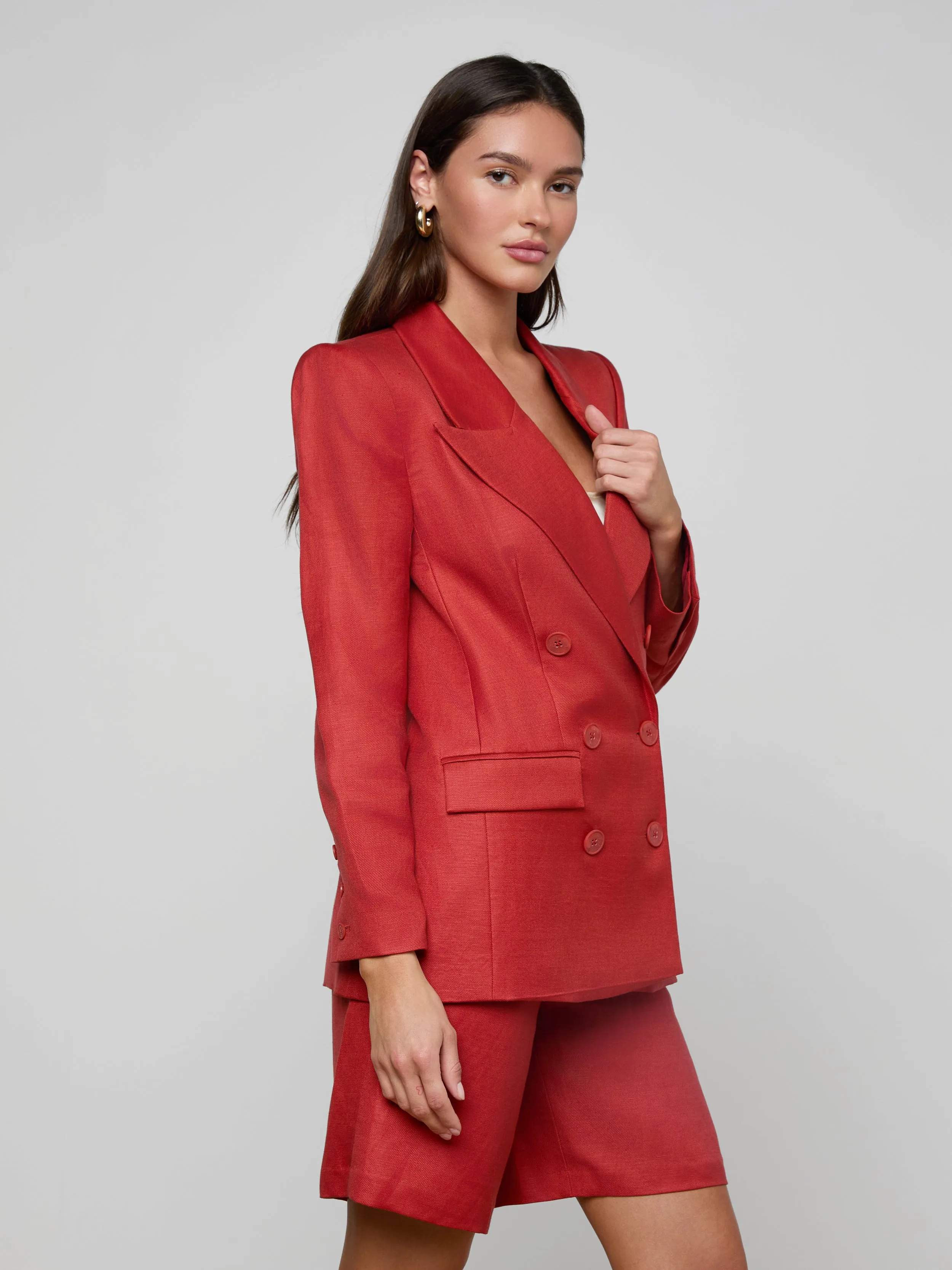 Cambrie Oversized Blazer sold by L'AGENCE product image thumbnail 2