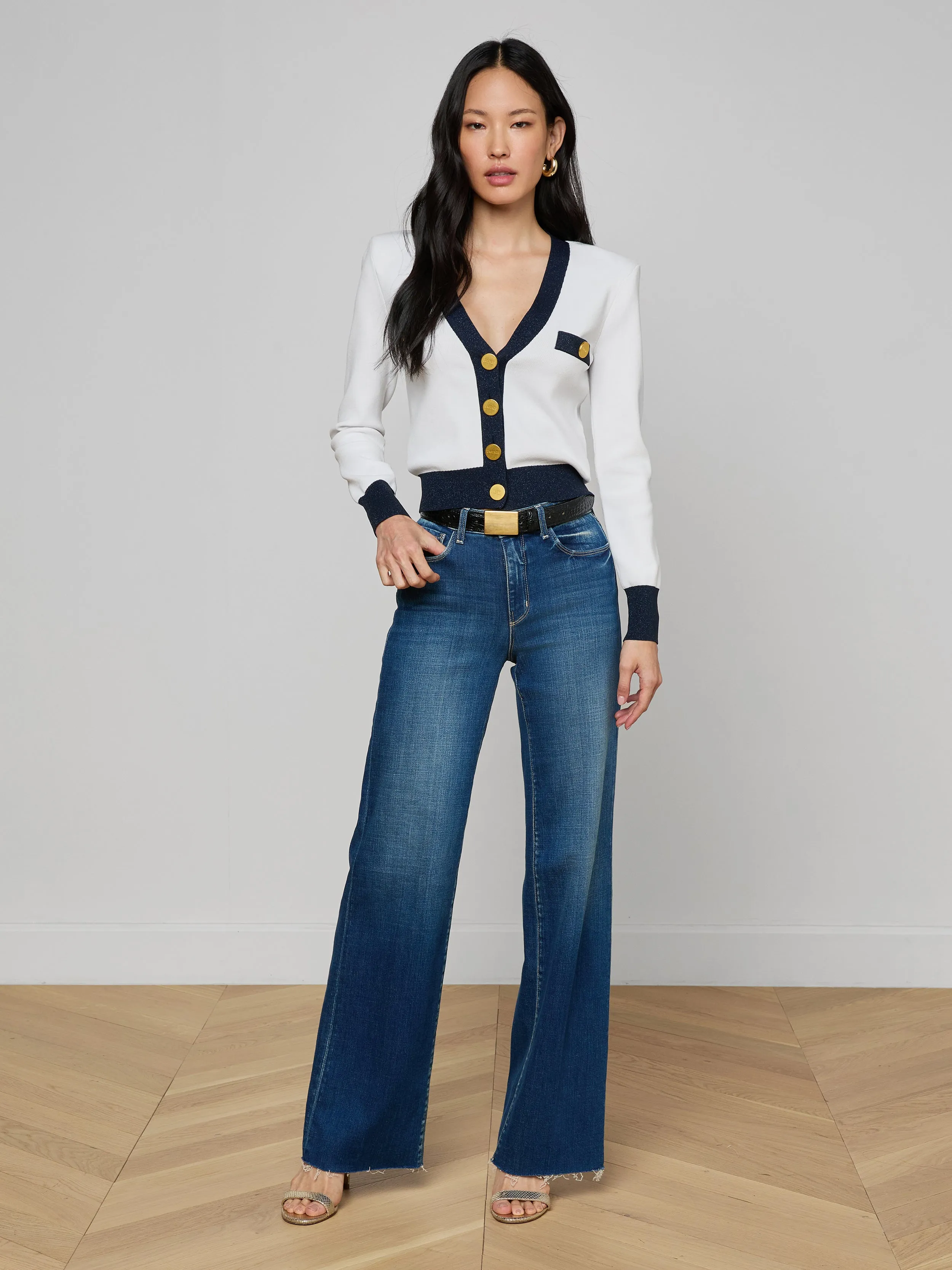 Taya Cardigan sold by L'AGENCE product image thumbnail 4