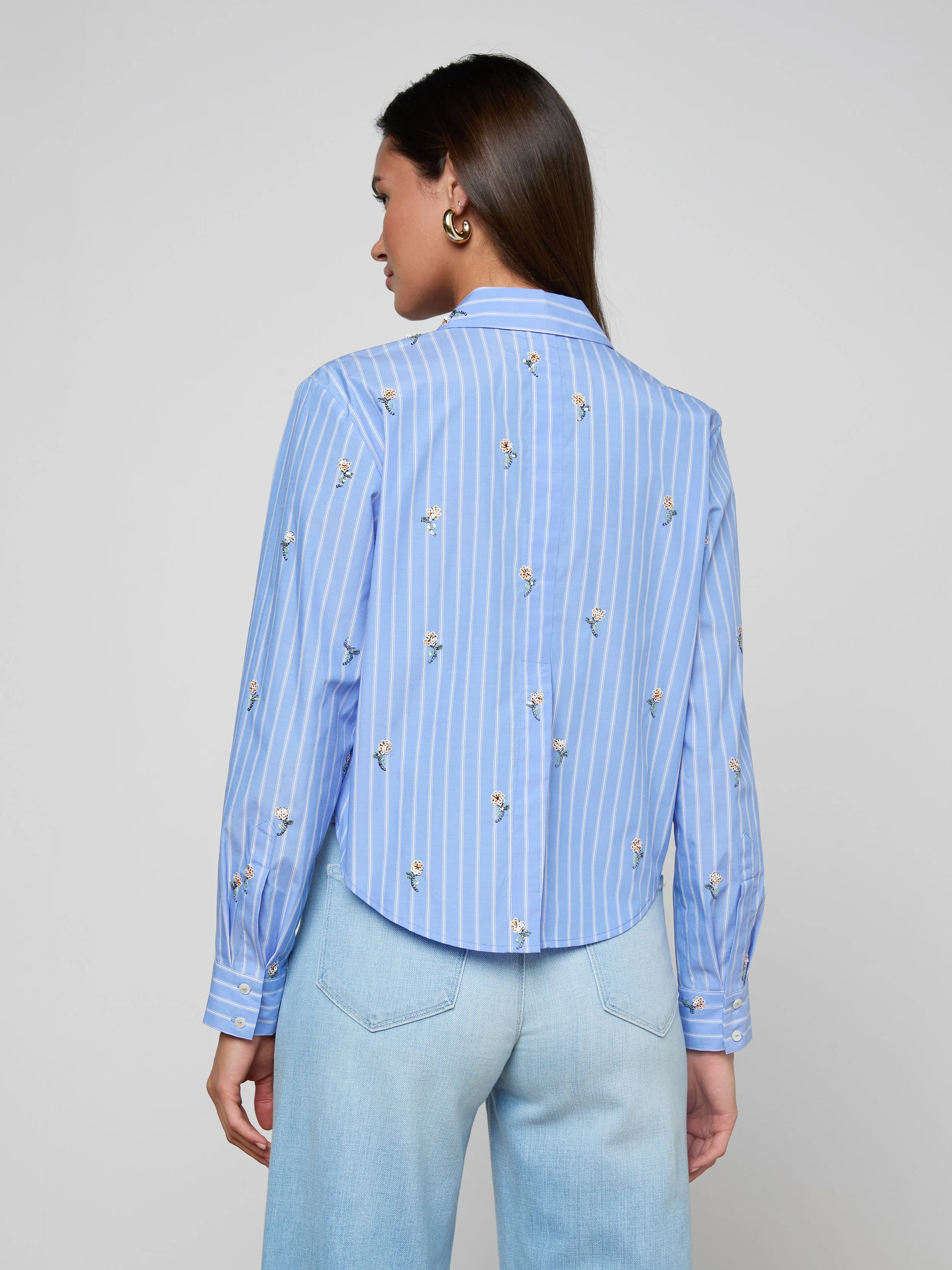 Cosette Sequined Shirt sold by L'AGENCE product image thumbnail 5