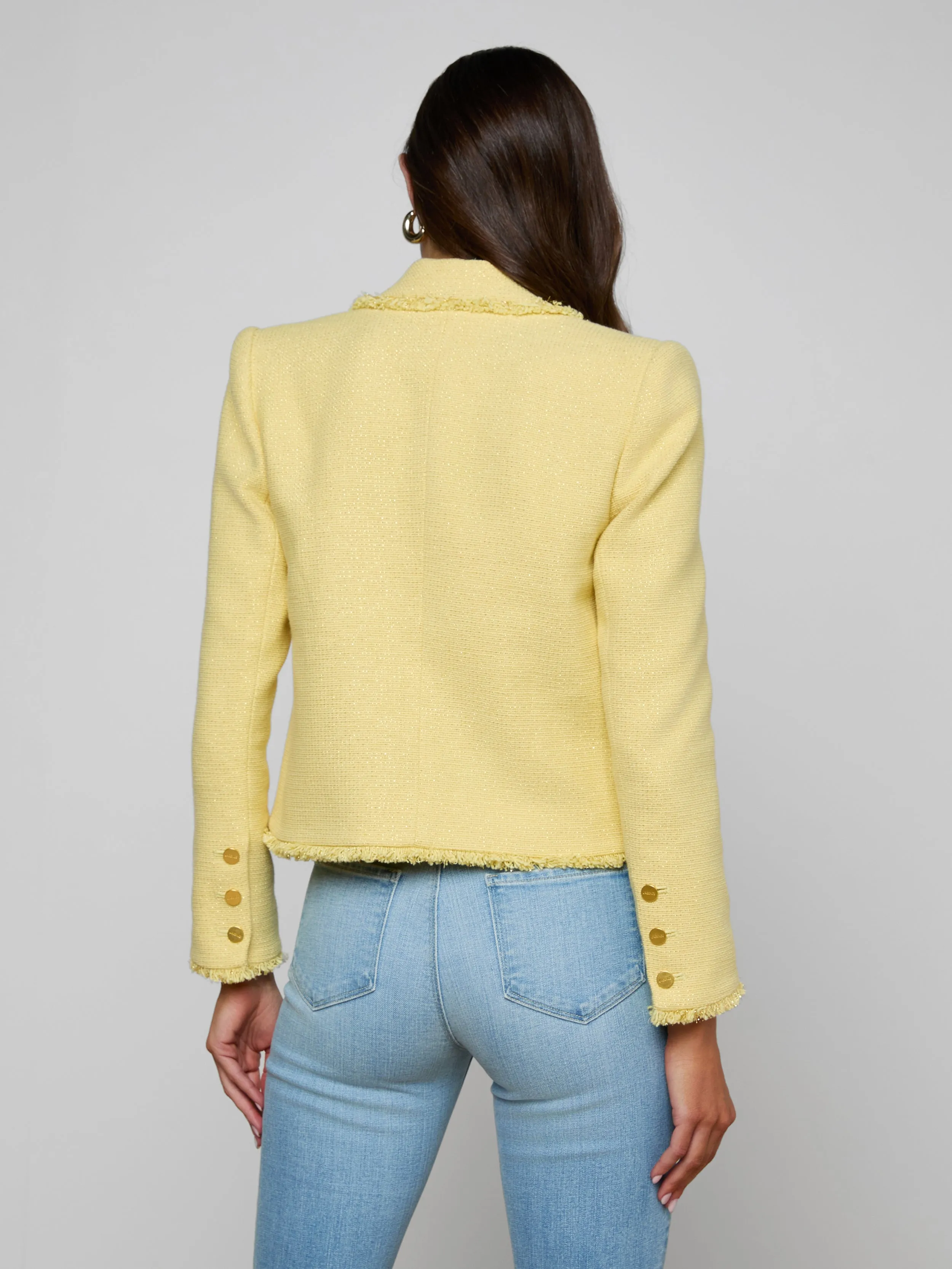 Sylvia Tweed Jacket sold by L'AGENCE product image thumbnail 5