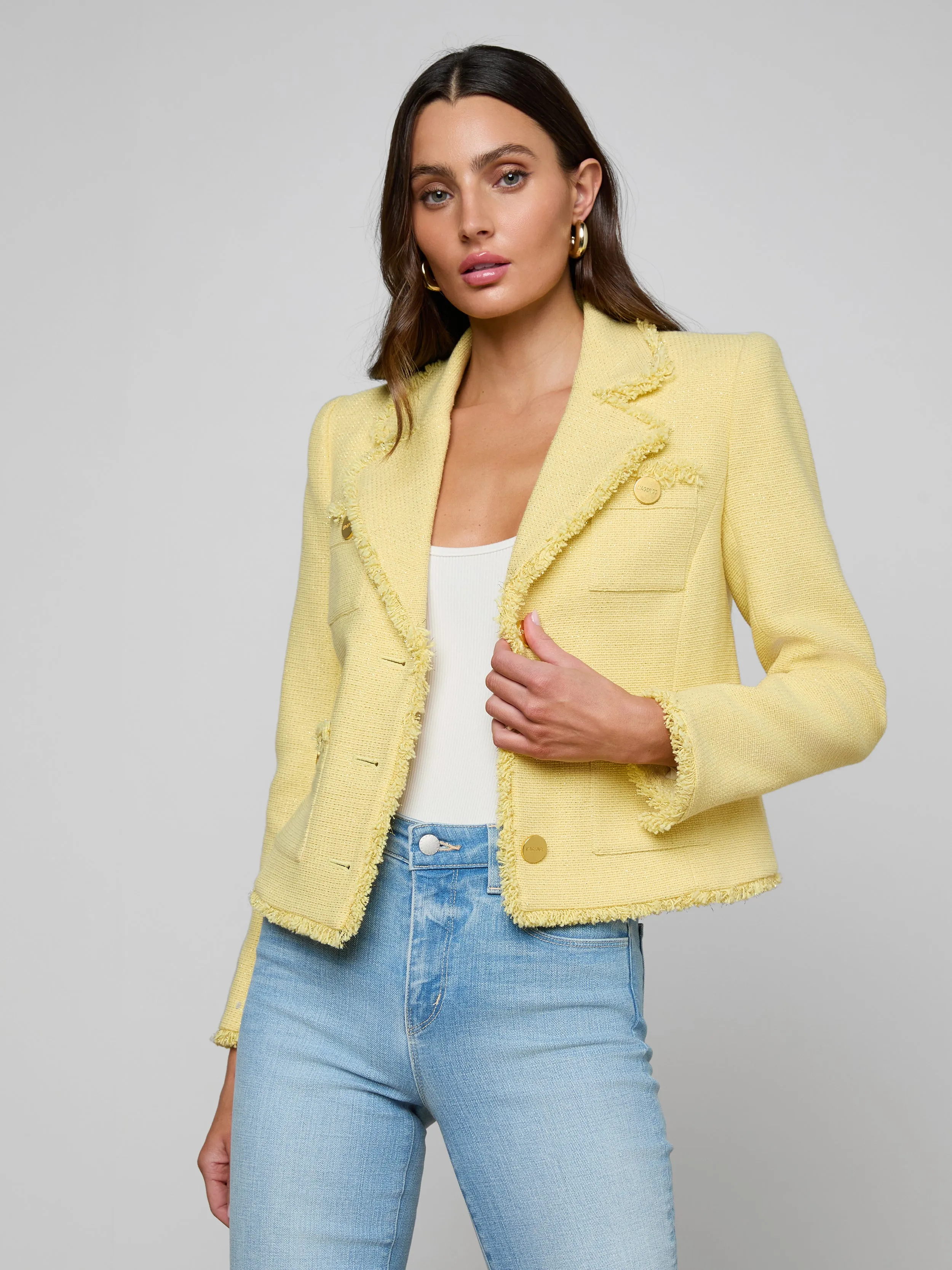 Sylvia Tweed Jacket sold by L'AGENCE