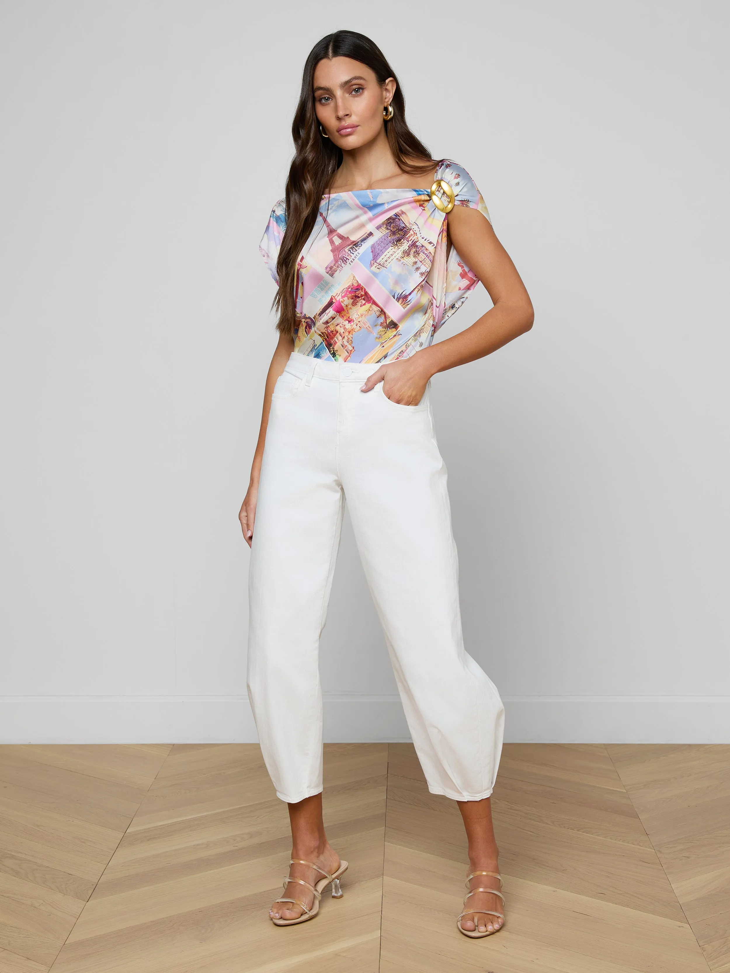 Krista Tapered Jean sold by L'AGENCE