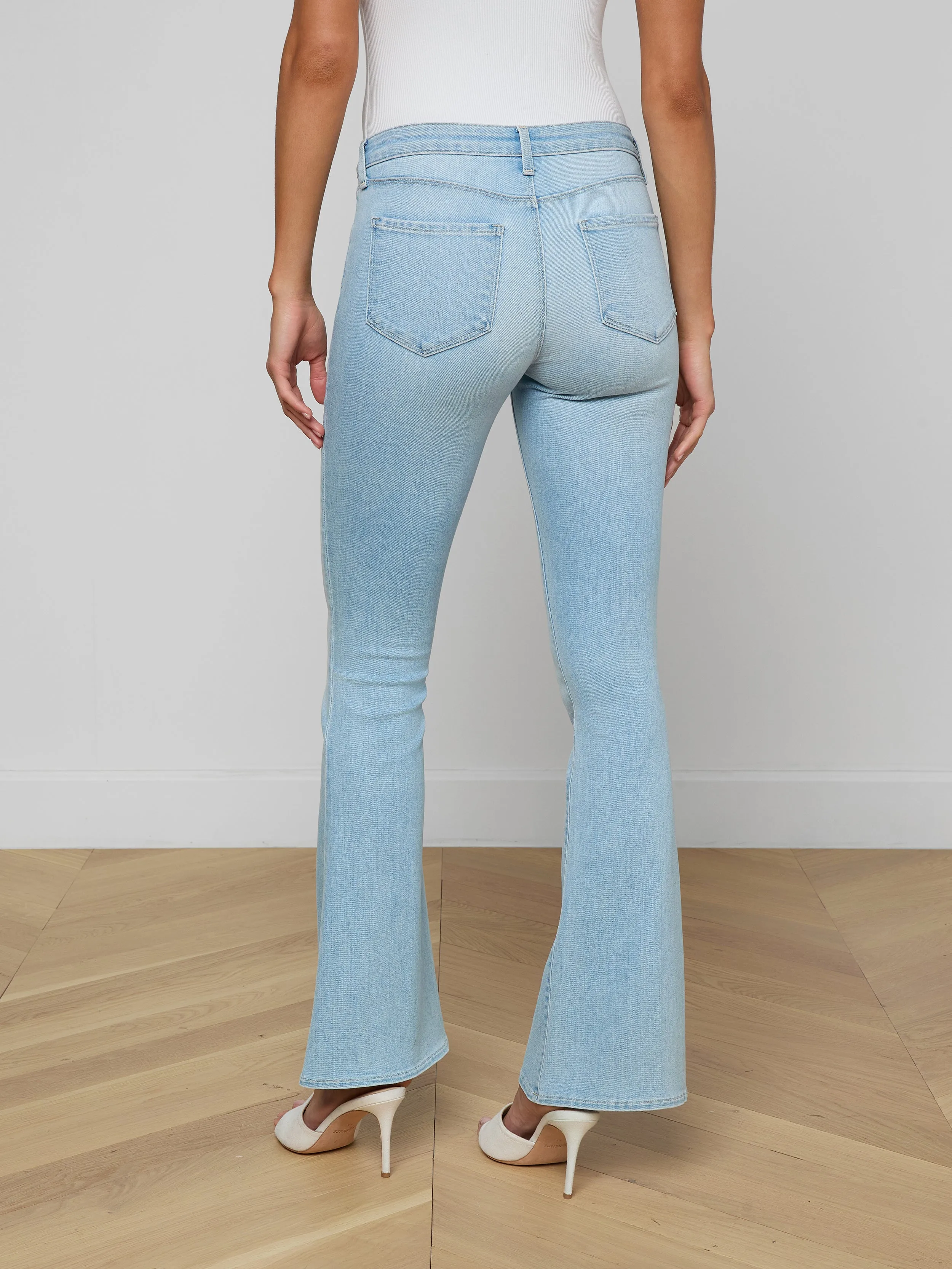 Taney Low-Rise Flare Jean sold by L'AGENCE product image thumbnail 5