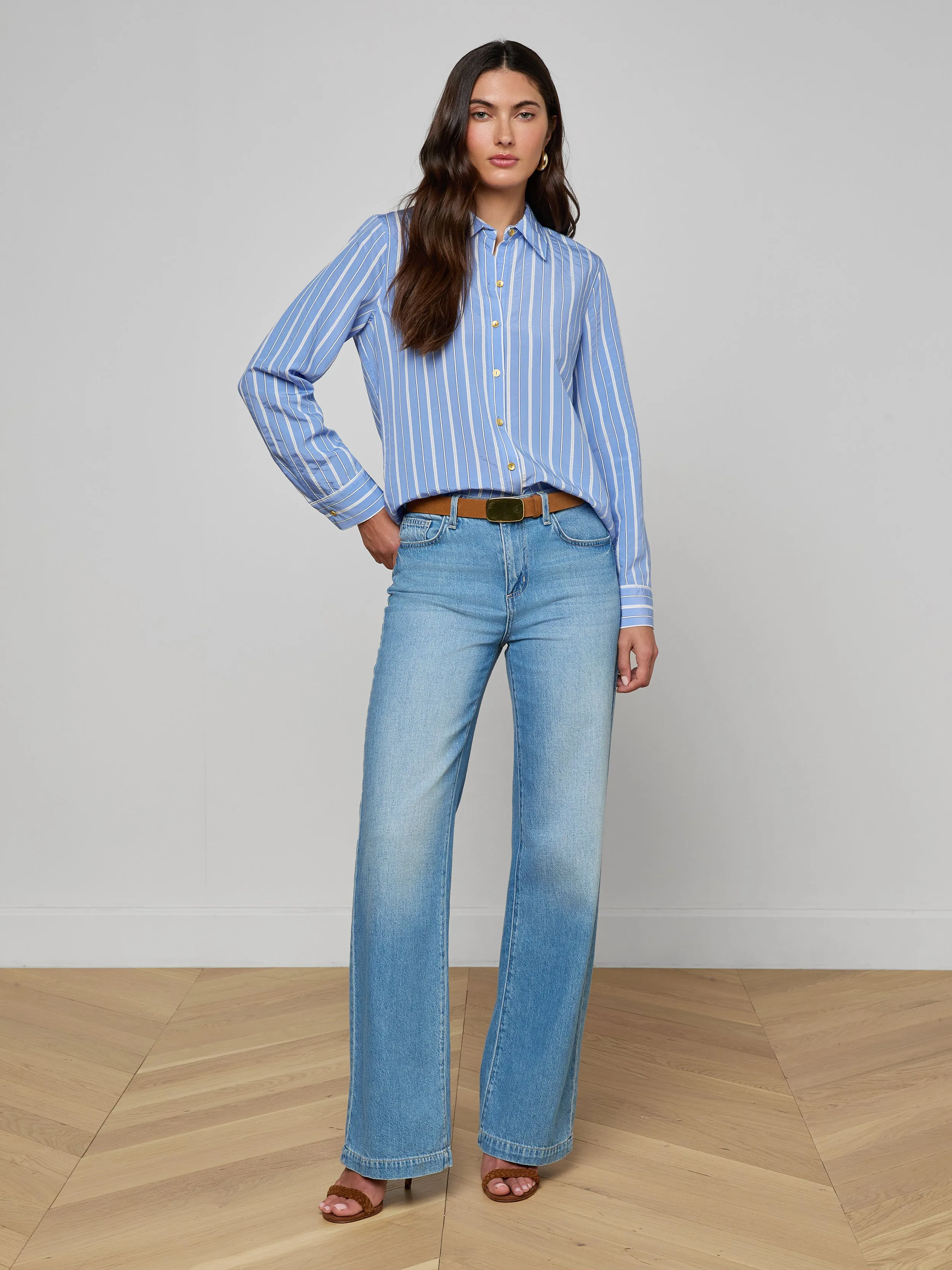 Ellery Poplin Shirt sold by L'AGENCE product image thumbnail 4