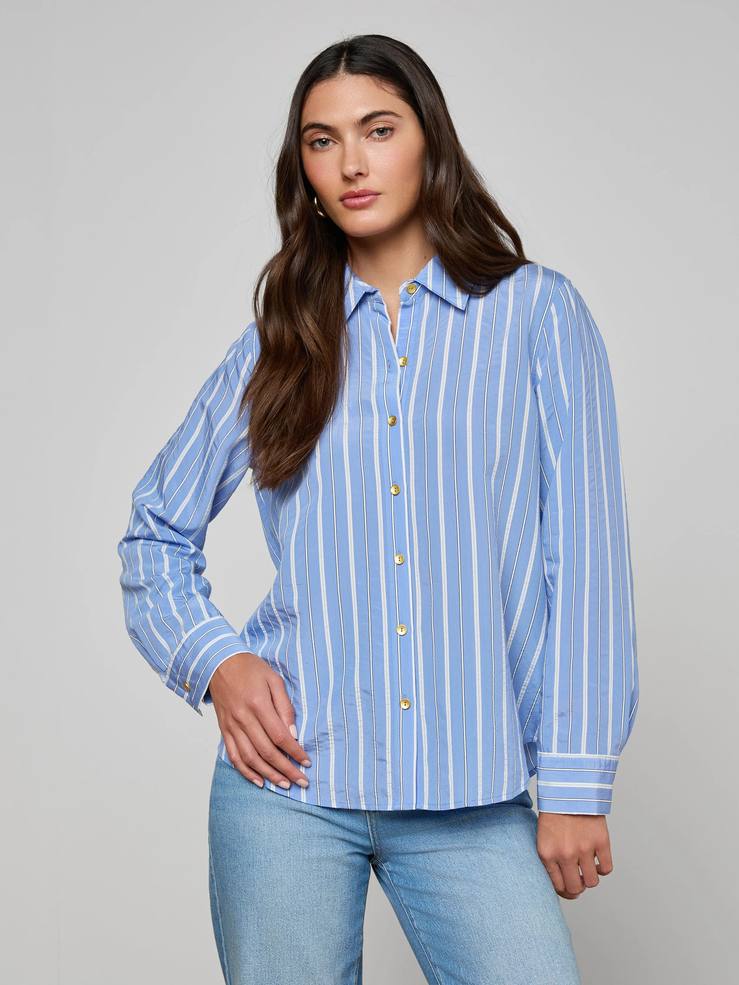 Ellery Poplin Shirt sold by L'AGENCE product image thumbnail 2