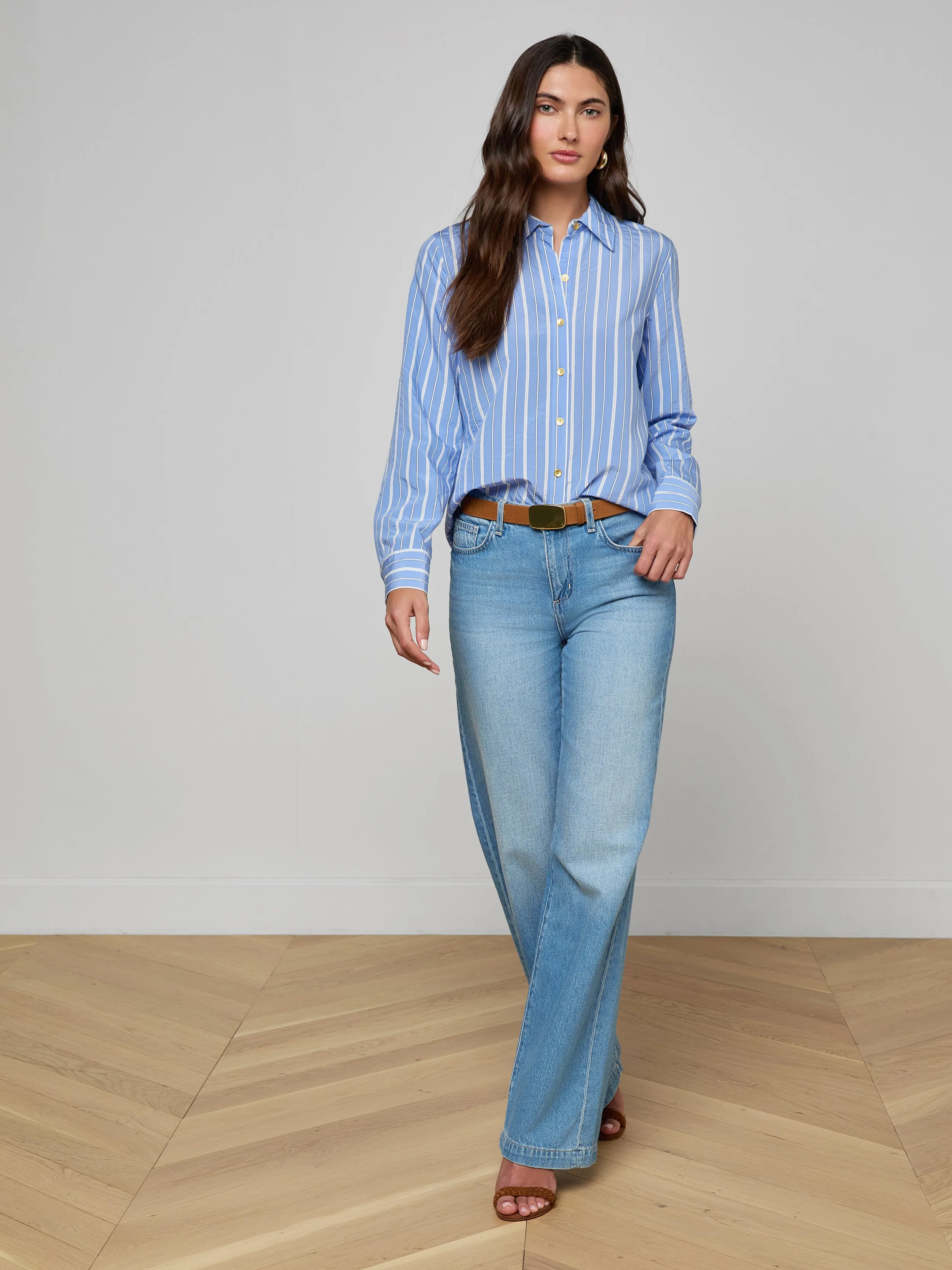 Ellery Poplin Shirt sold by L'AGENCE product image thumbnail 5