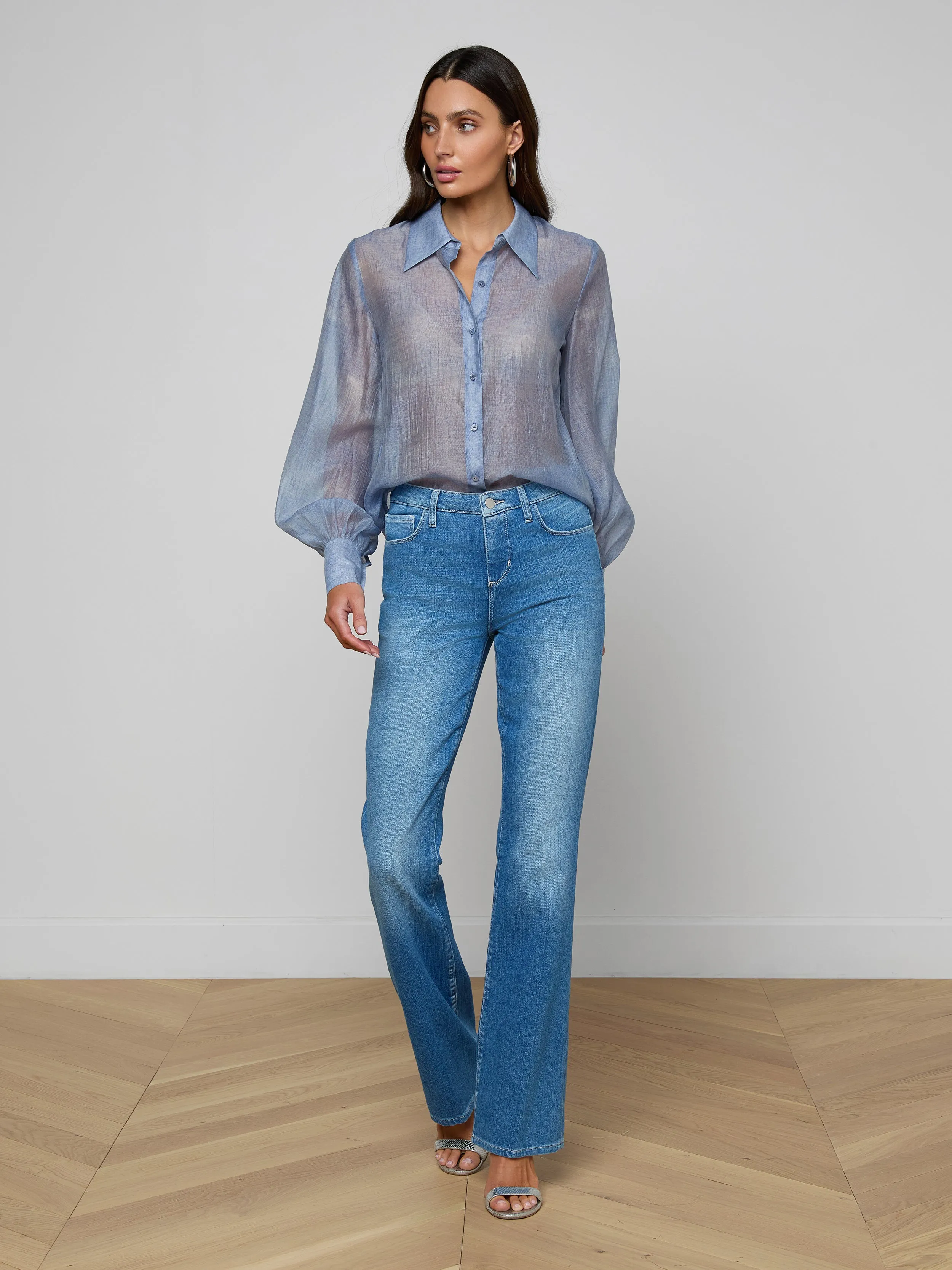 Jayleen Blouse sold by L'AGENCE product image thumbnail 4