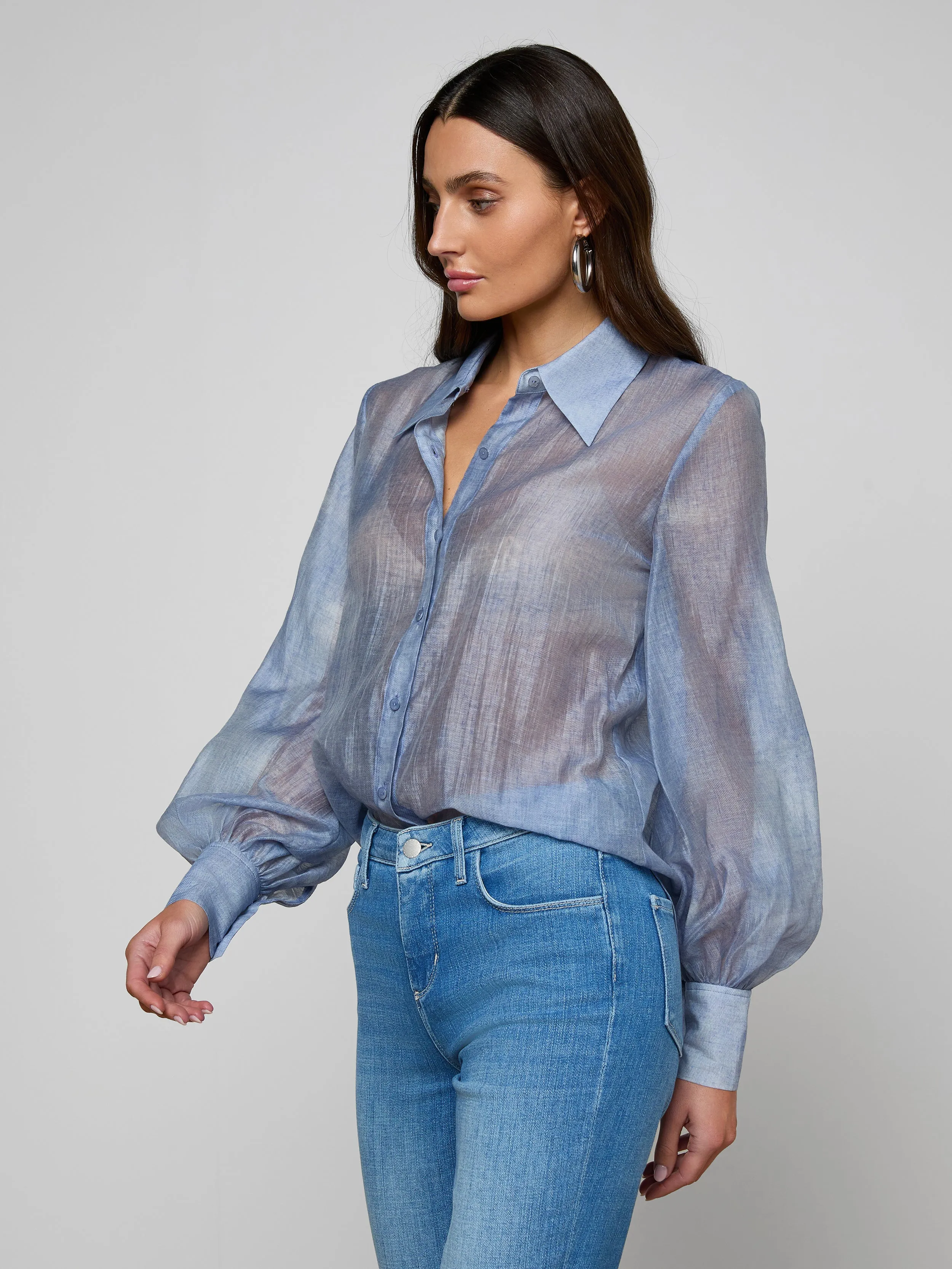 Jayleen Blouse sold by L'AGENCE product image thumbnail 3