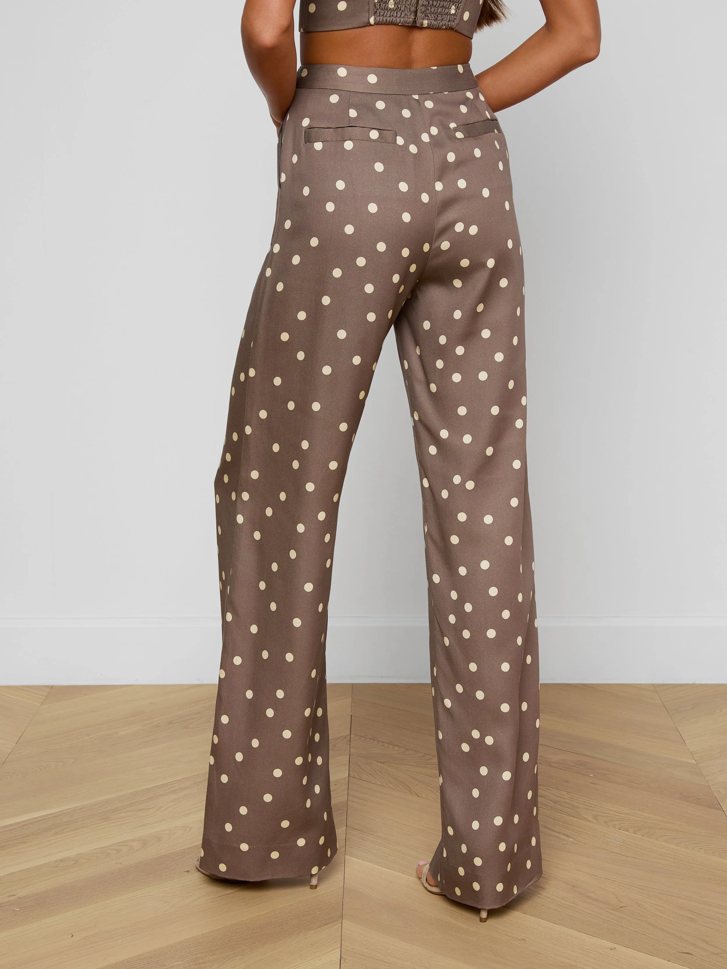 Livvy Straight-Leg Trouser sold by L'AGENCE product image thumbnail 5