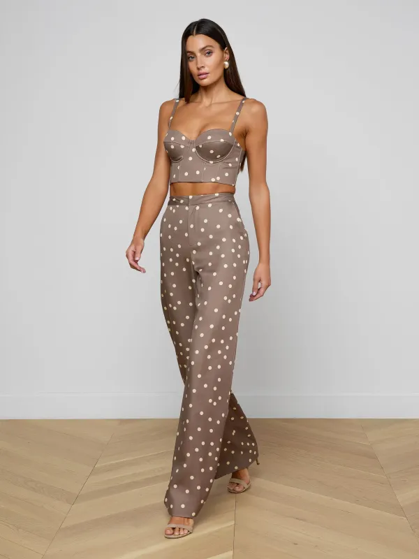 Livvy Straight-Leg Trouser sold by L'AGENCE