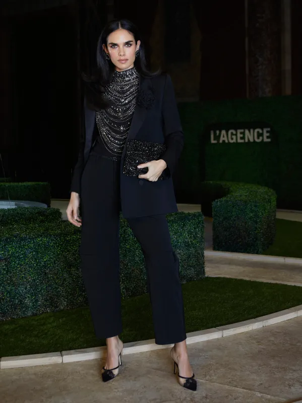 Yun Draped Crystal Tank sold by L'AGENCE