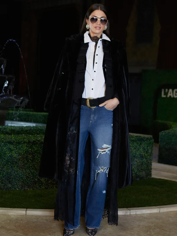 Poesy Lace Maxi Dress made by L'AGENCE