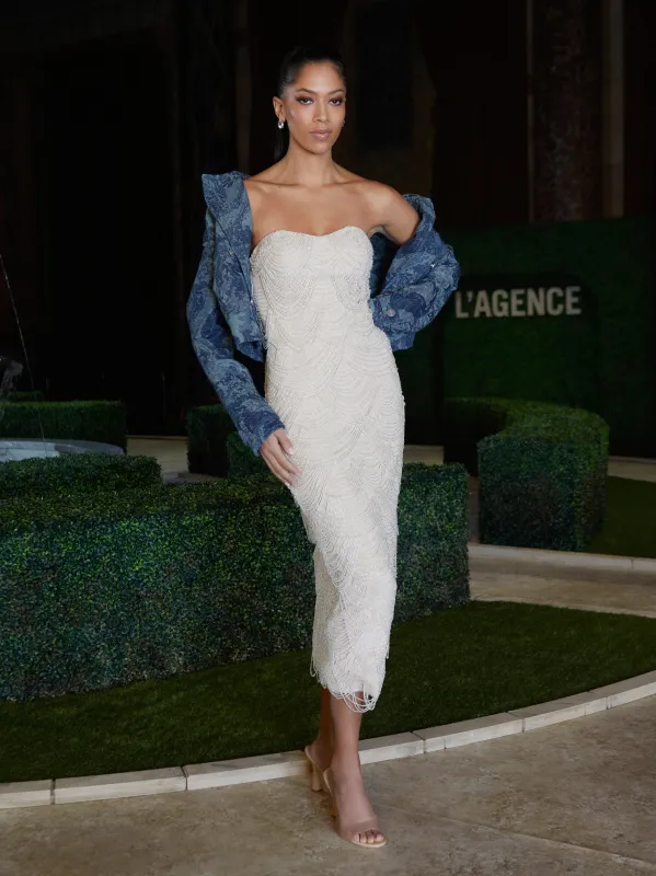 Maddox Jean Trench Coat sold by L'AGENCE