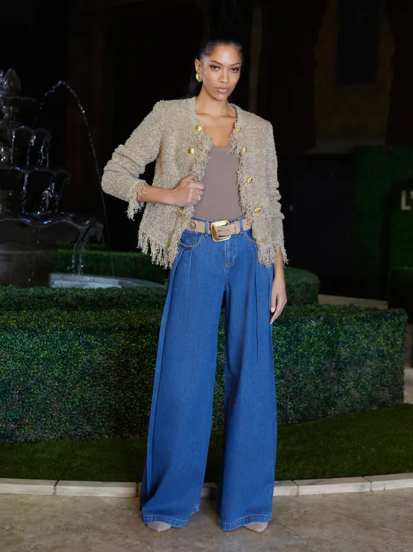 Mireille Fringe Cardigan made by L'AGENCE