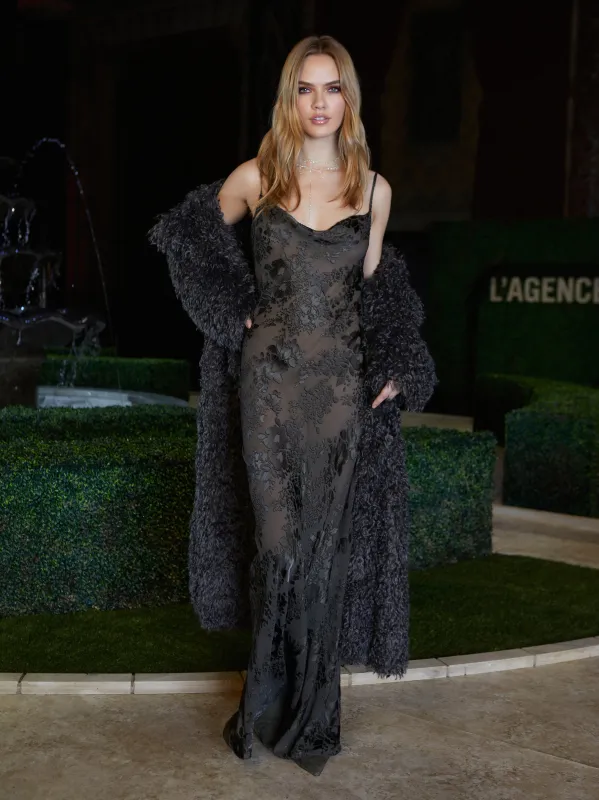 Lizbeth Faux Fur Jacket sold by L'AGENCE