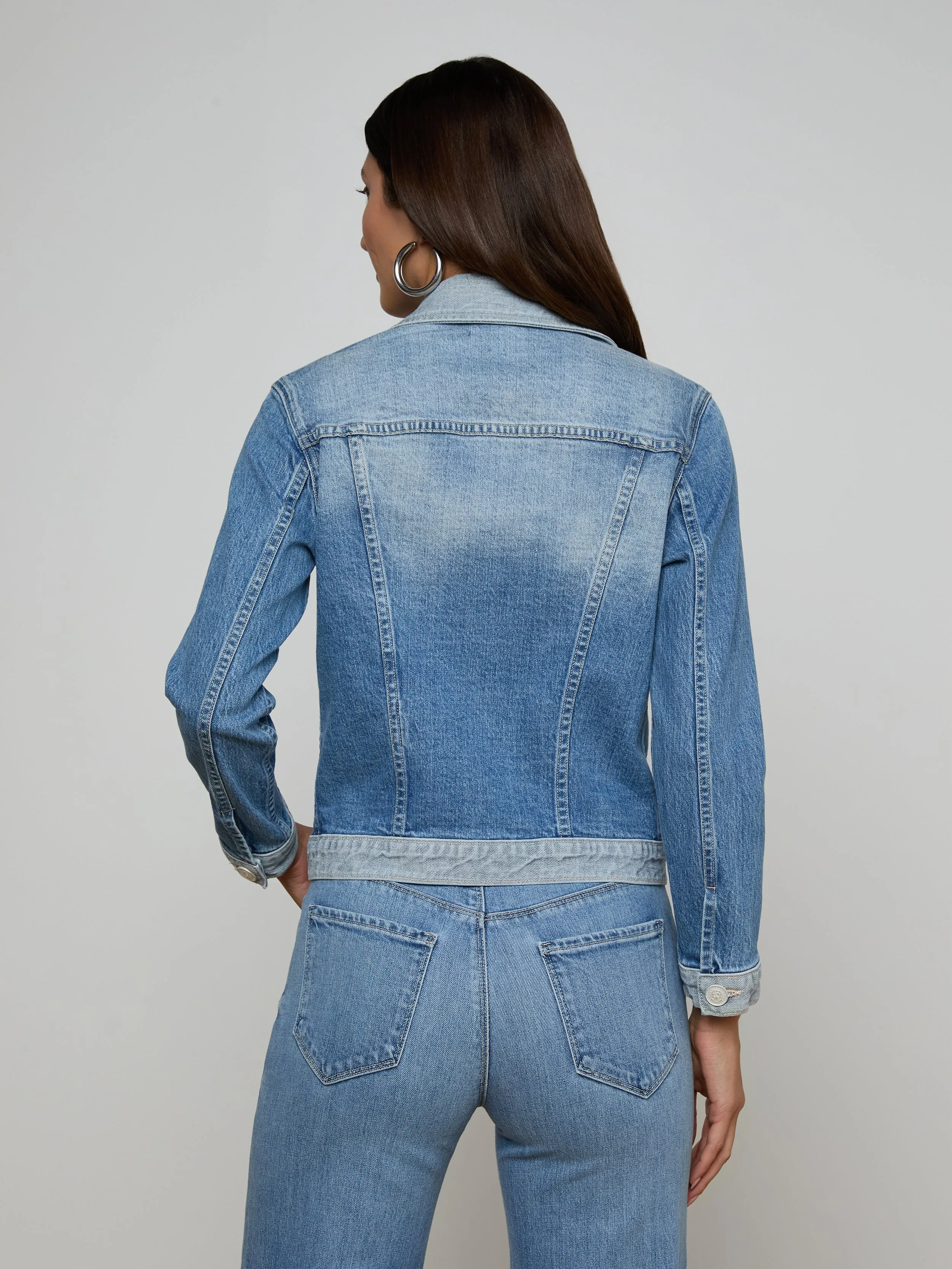 Maven Jean Jacket sold by L'AGENCE product image thumbnail 4