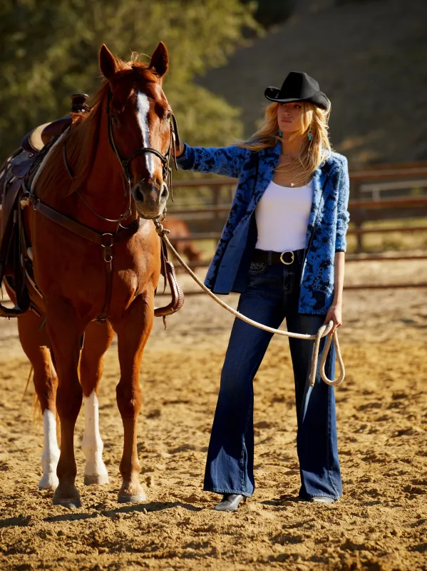 Image - Eileen Jacquard Knit Blazer sold by L'AGENCE