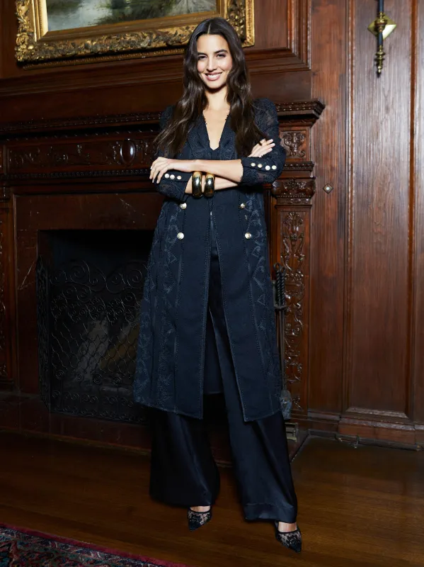 Image - Dottie lace trench coat made by L'AGENCE