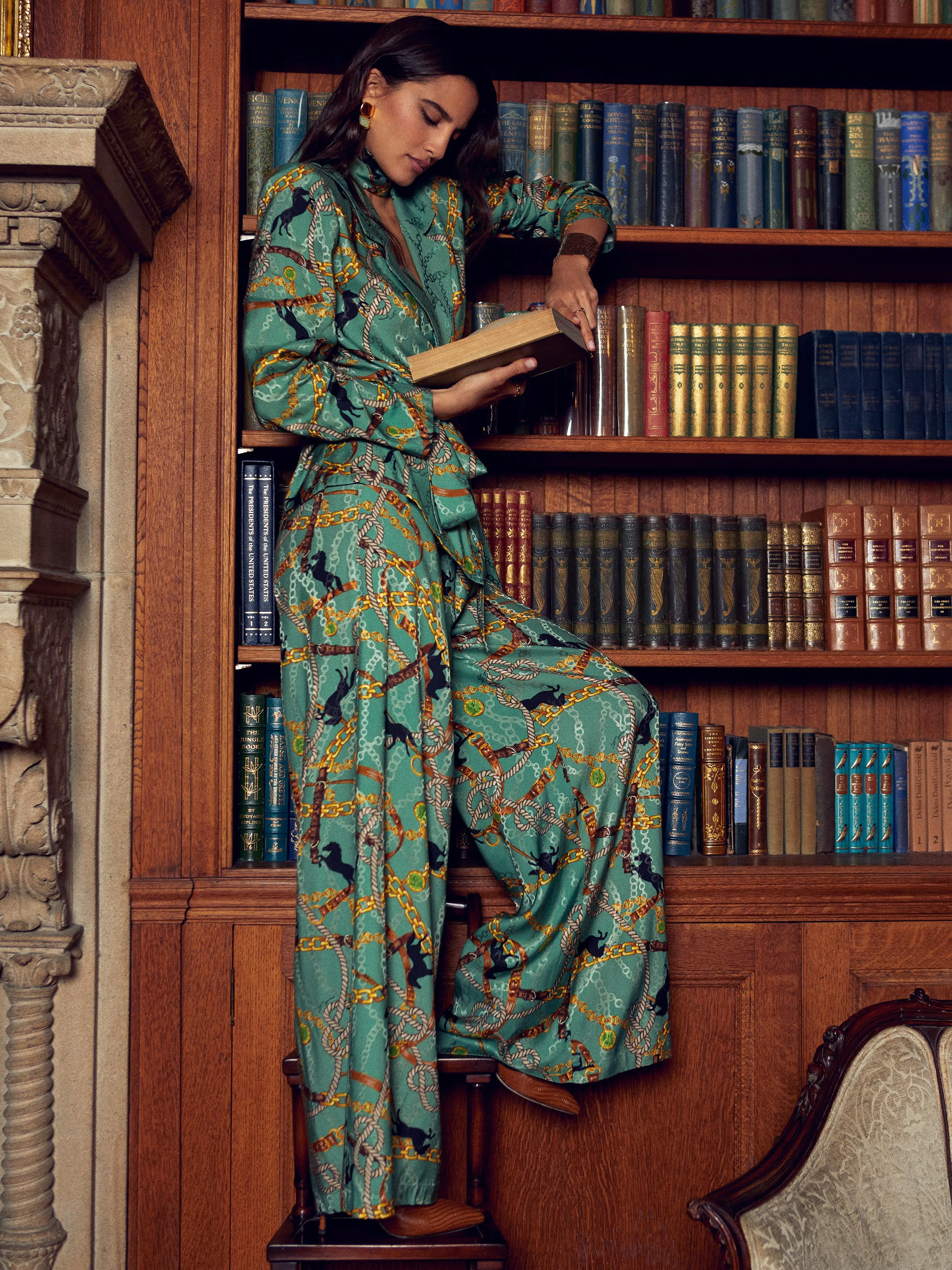 Image - Ciara Robe + Lillian Pant sold by L'AGENCE