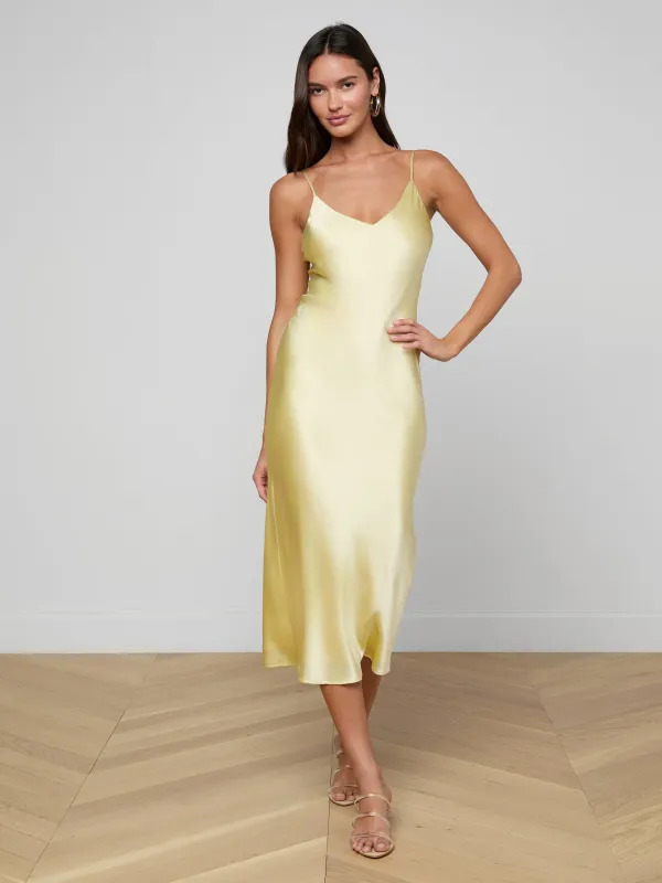 Seridie Silk Slip Dress sold by L'AGENCE