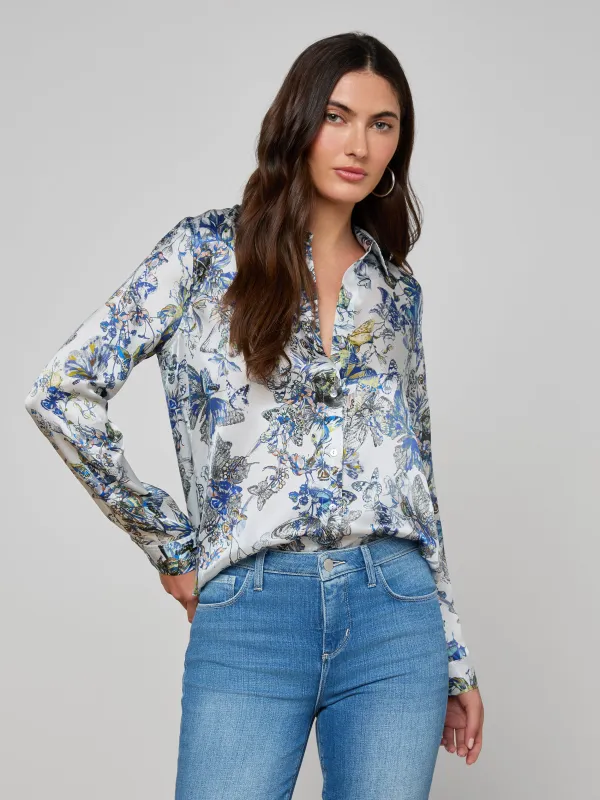 Tyler Silk Blouse sold by L'AGENCE