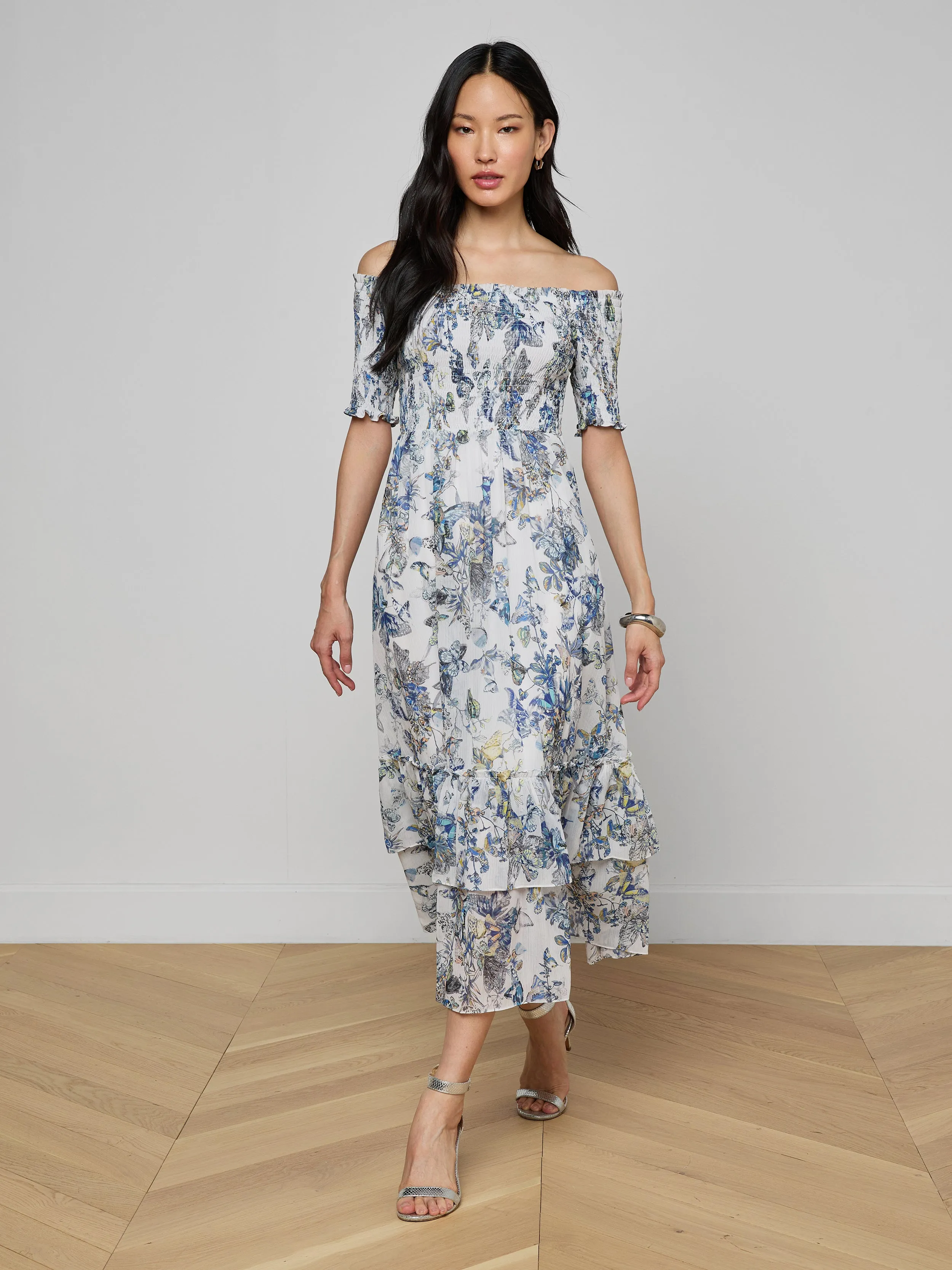 Oriel Off-Shoulder Dress sold by L'AGENCE