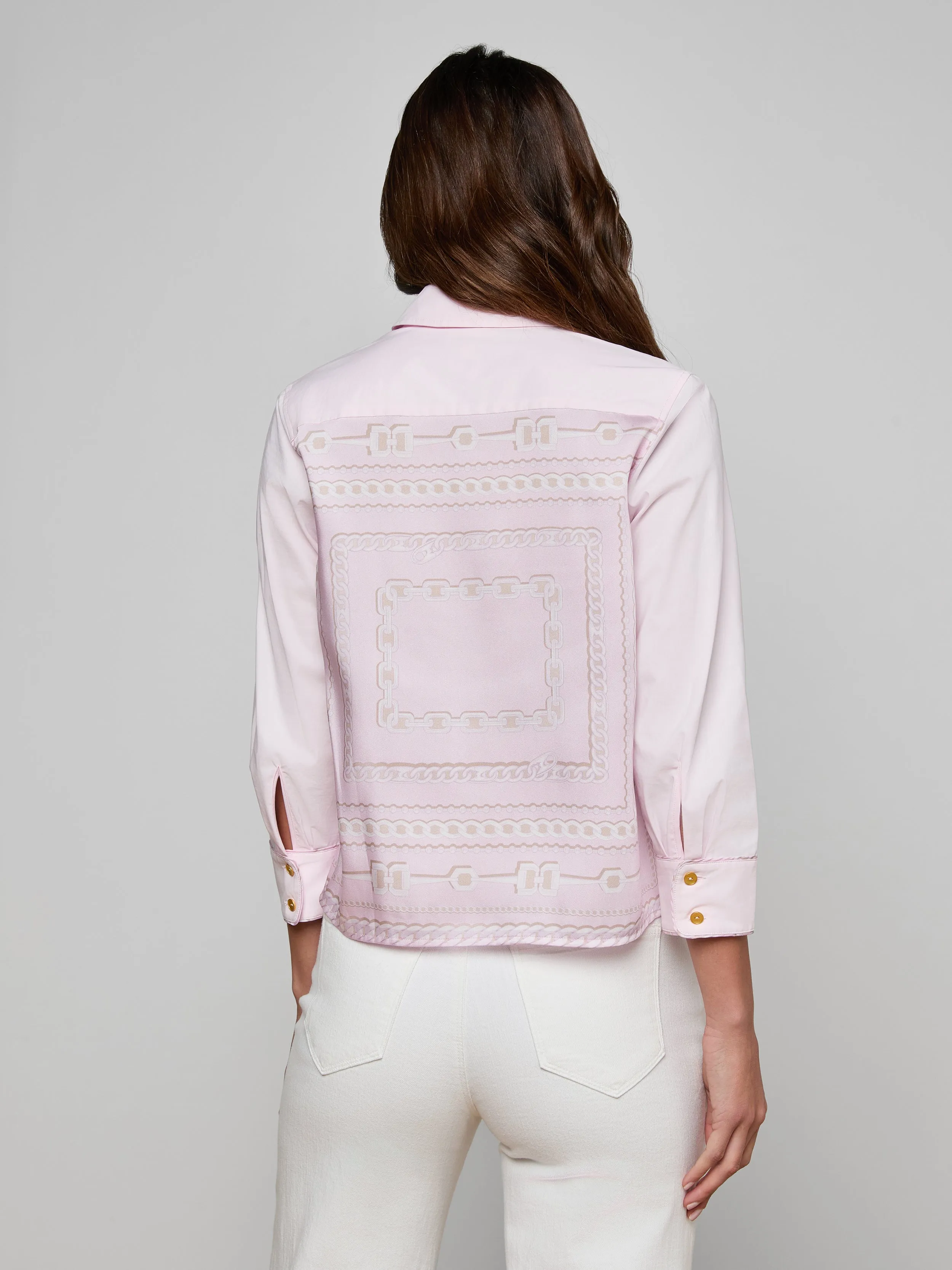 Fawn Shirt sold by L'AGENCE product image thumbnail 4