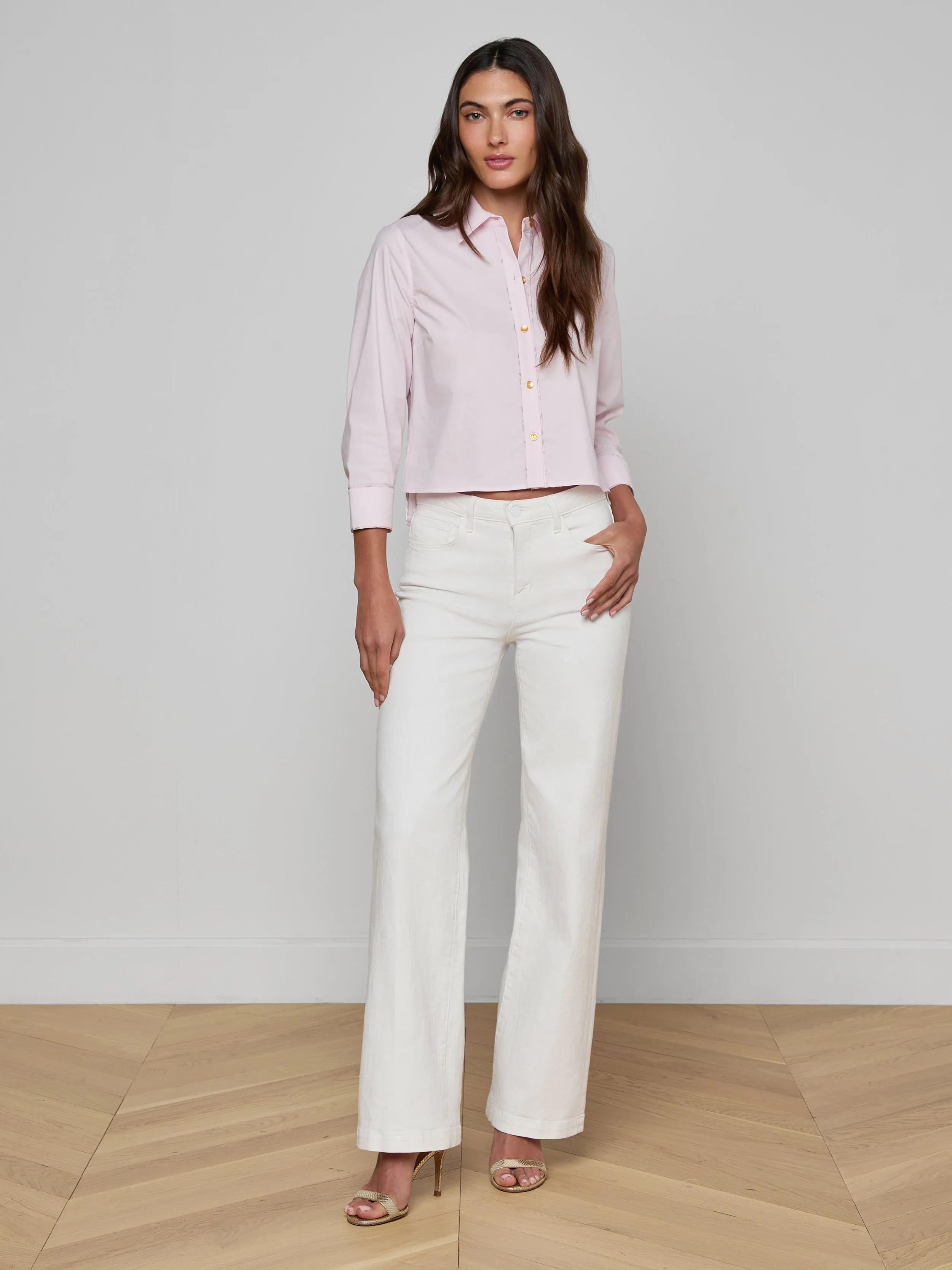 Fawn Shirt sold by L'AGENCE product image thumbnail 3