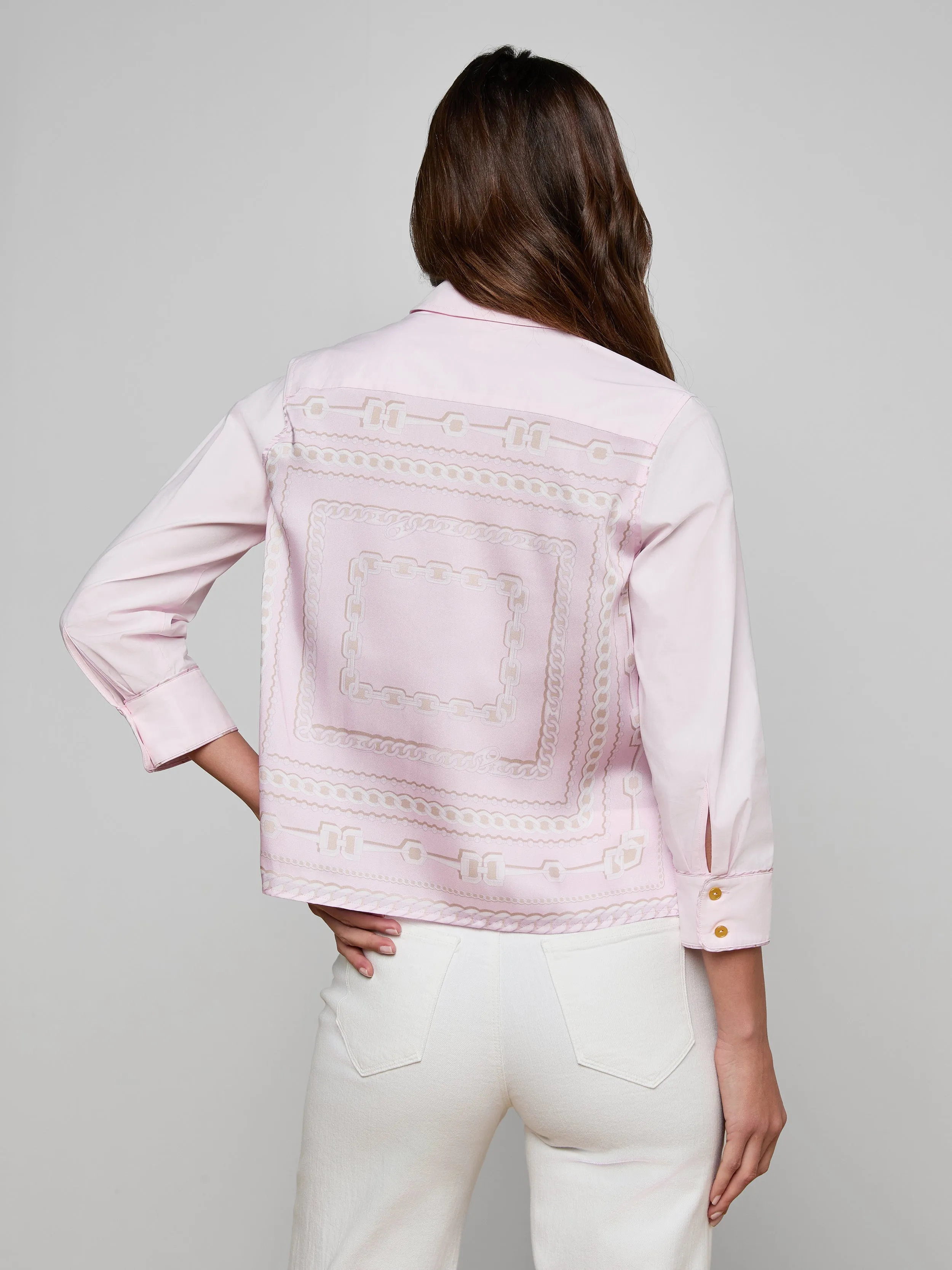 Fawn Shirt sold by L'AGENCE product image thumbnail 5