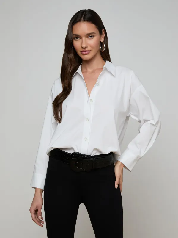 Rylie Poplin Shirt sold by L'AGENCE