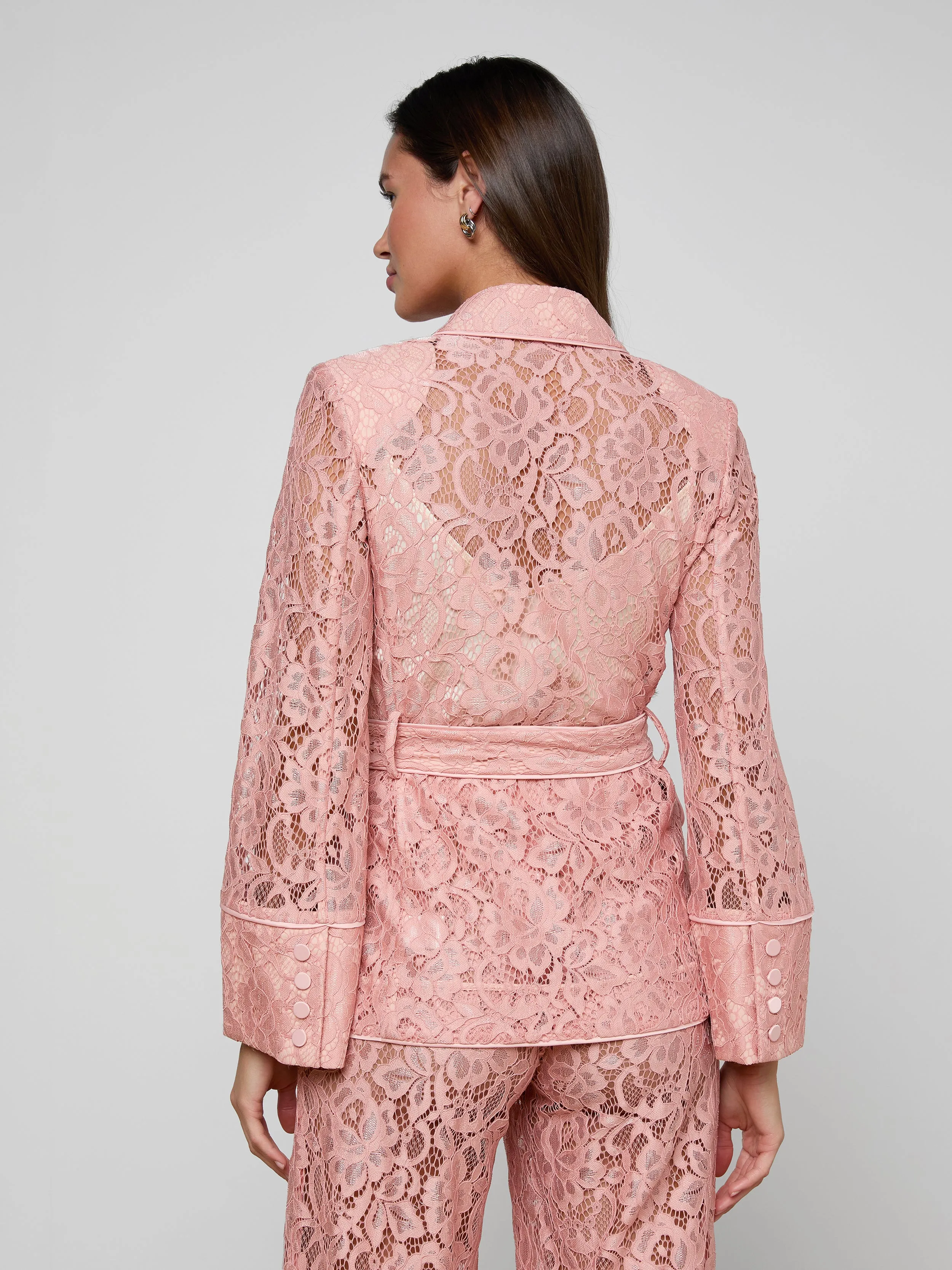 Jordana Lace Blazer sold by L'AGENCE product image thumbnail 4