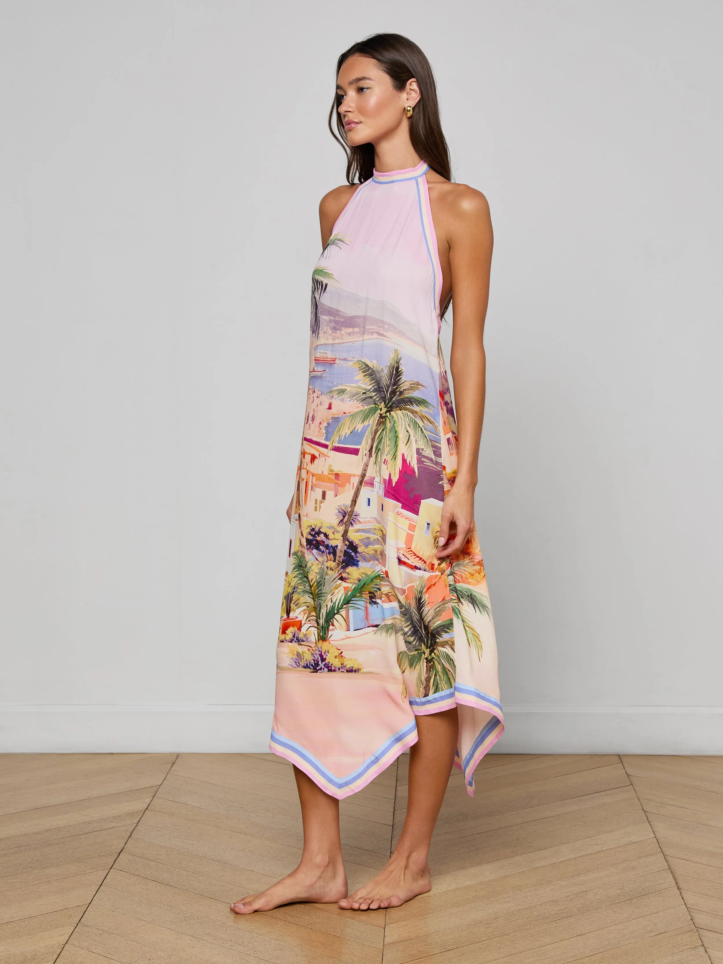 Elise Cover-Up Dress sold by L'AGENCE product image thumbnail 2