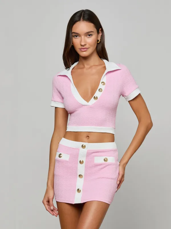 Anastasia Cropped Rashguard made by L'AGENCE