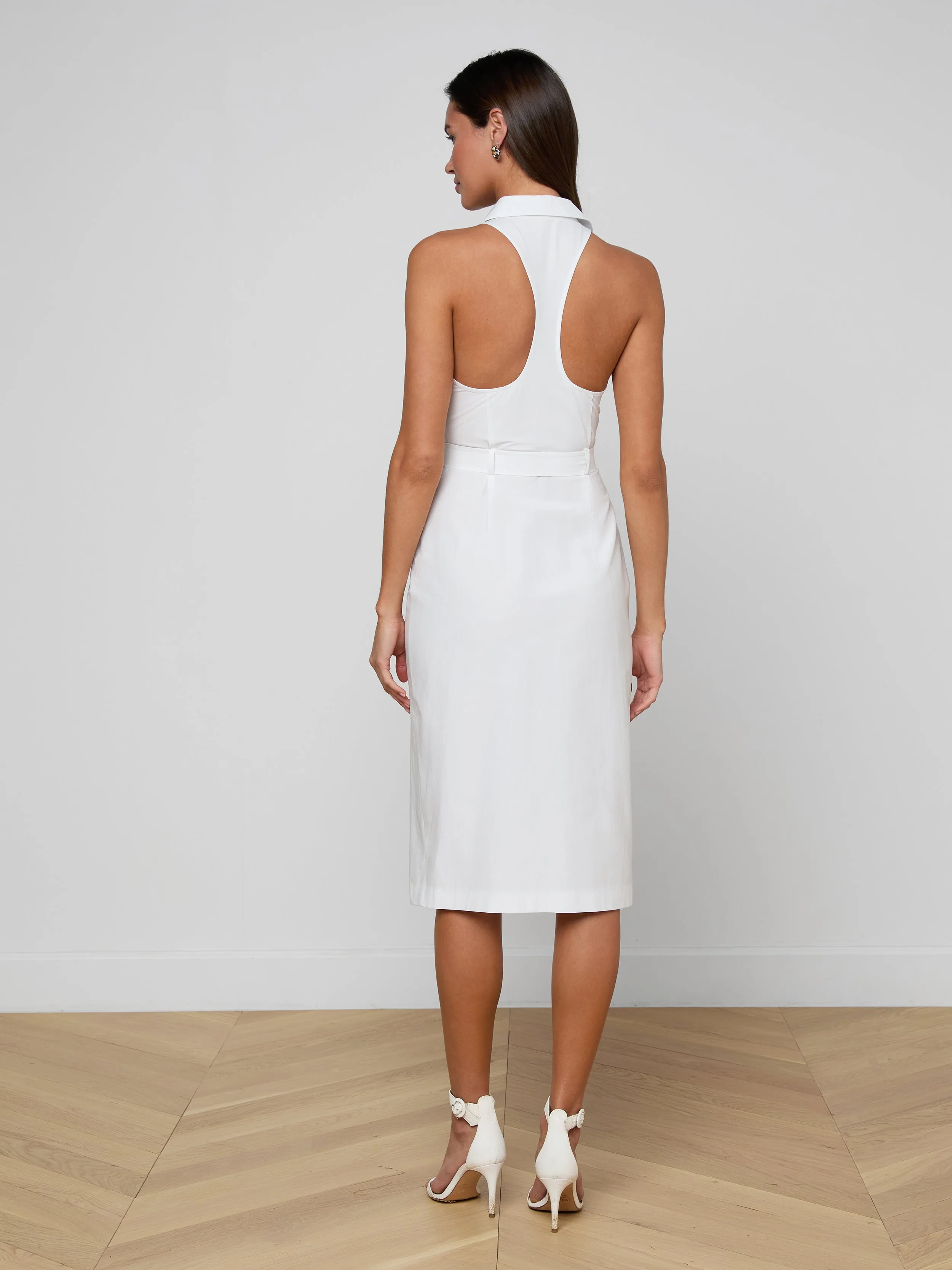 Lisette Midi Dress sold by L'AGENCE product image thumbnail 3