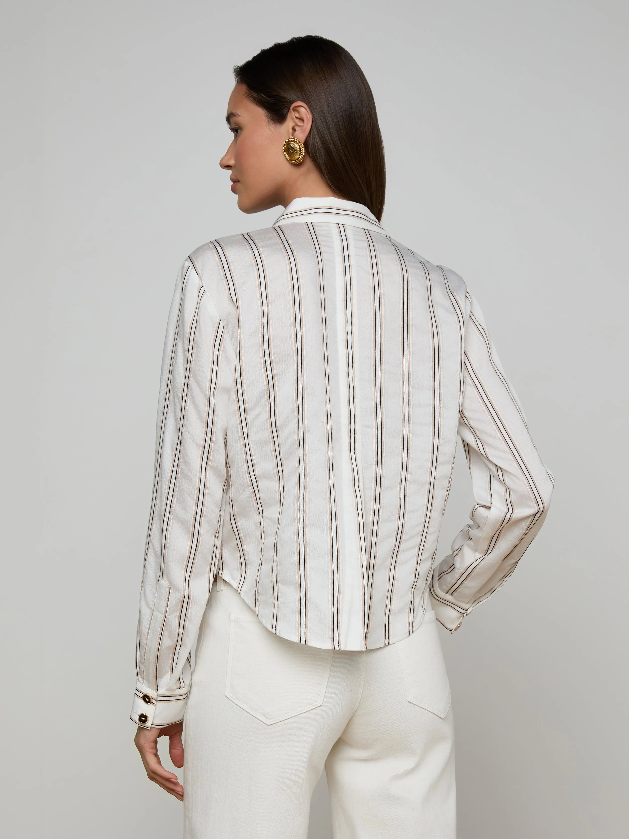 Cosette Shirt sold by L'AGENCE product image thumbnail 5