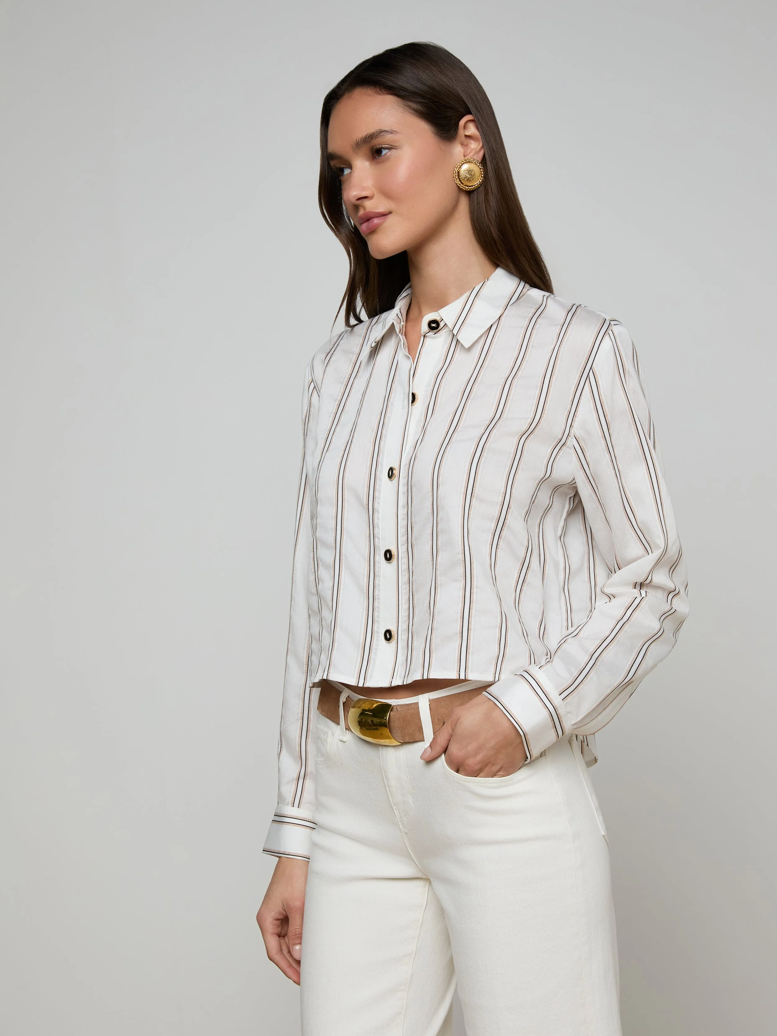 Cosette Shirt sold by L'AGENCE product image thumbnail 3