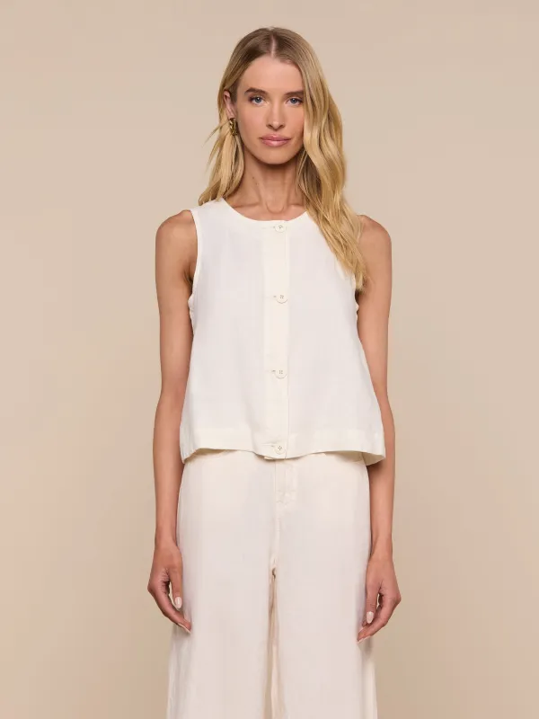 Foster Linen Top made by L'AGENCE