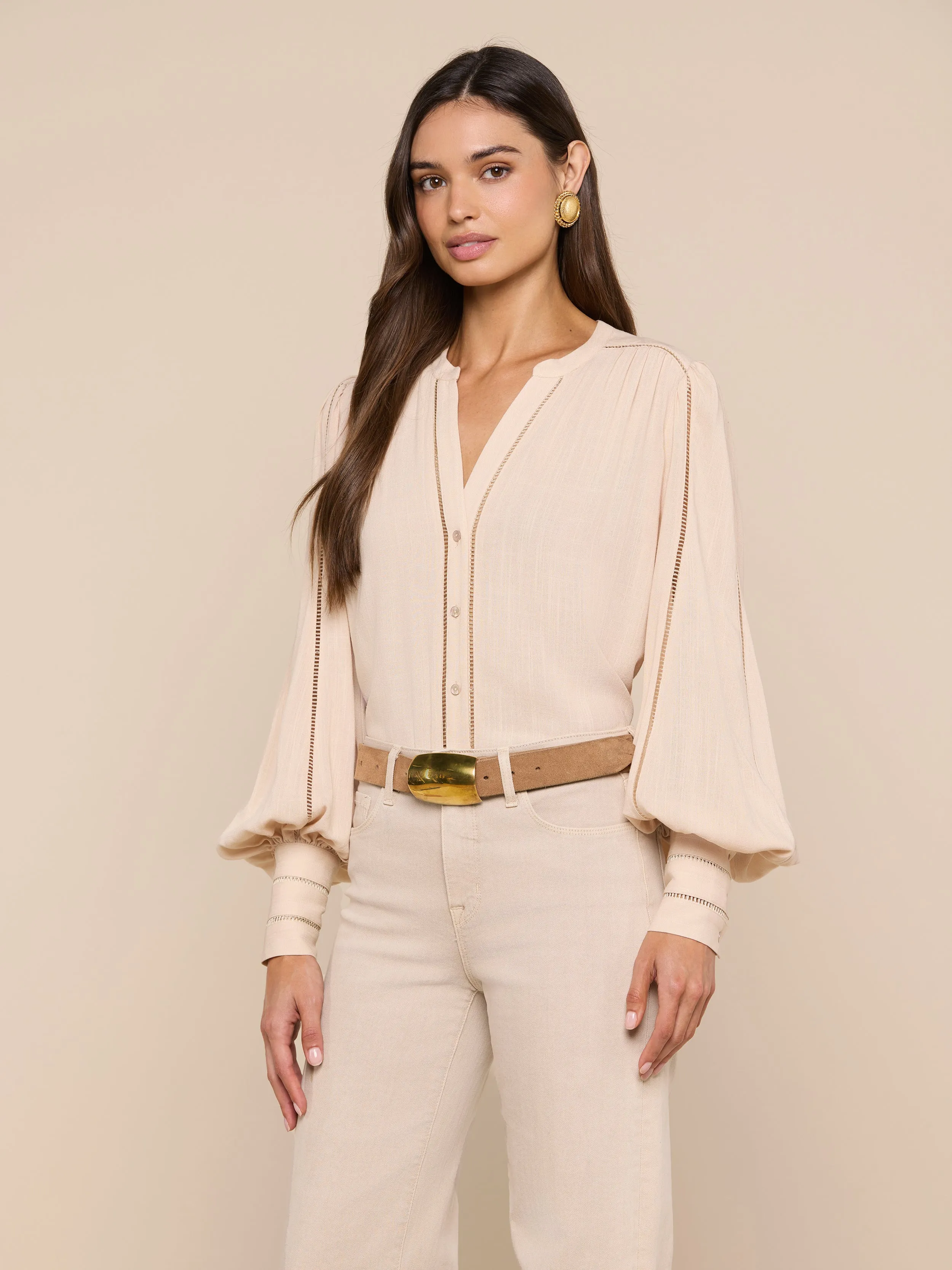 Kiera Blouse sold by L'AGENCE product image thumbnail 3