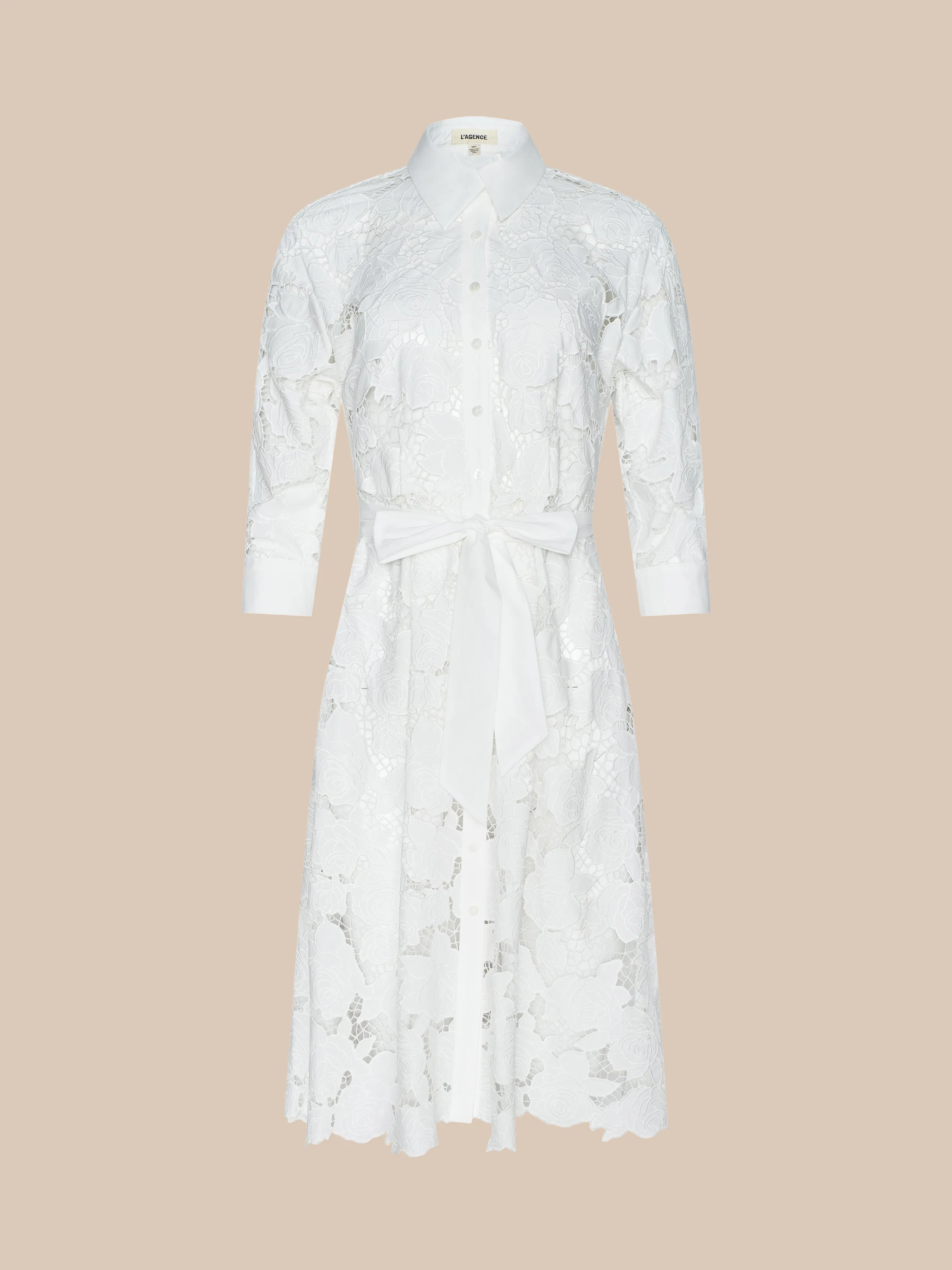 May Eyelet Shirt Dress sold by L'AGENCE product image thumbnail 5