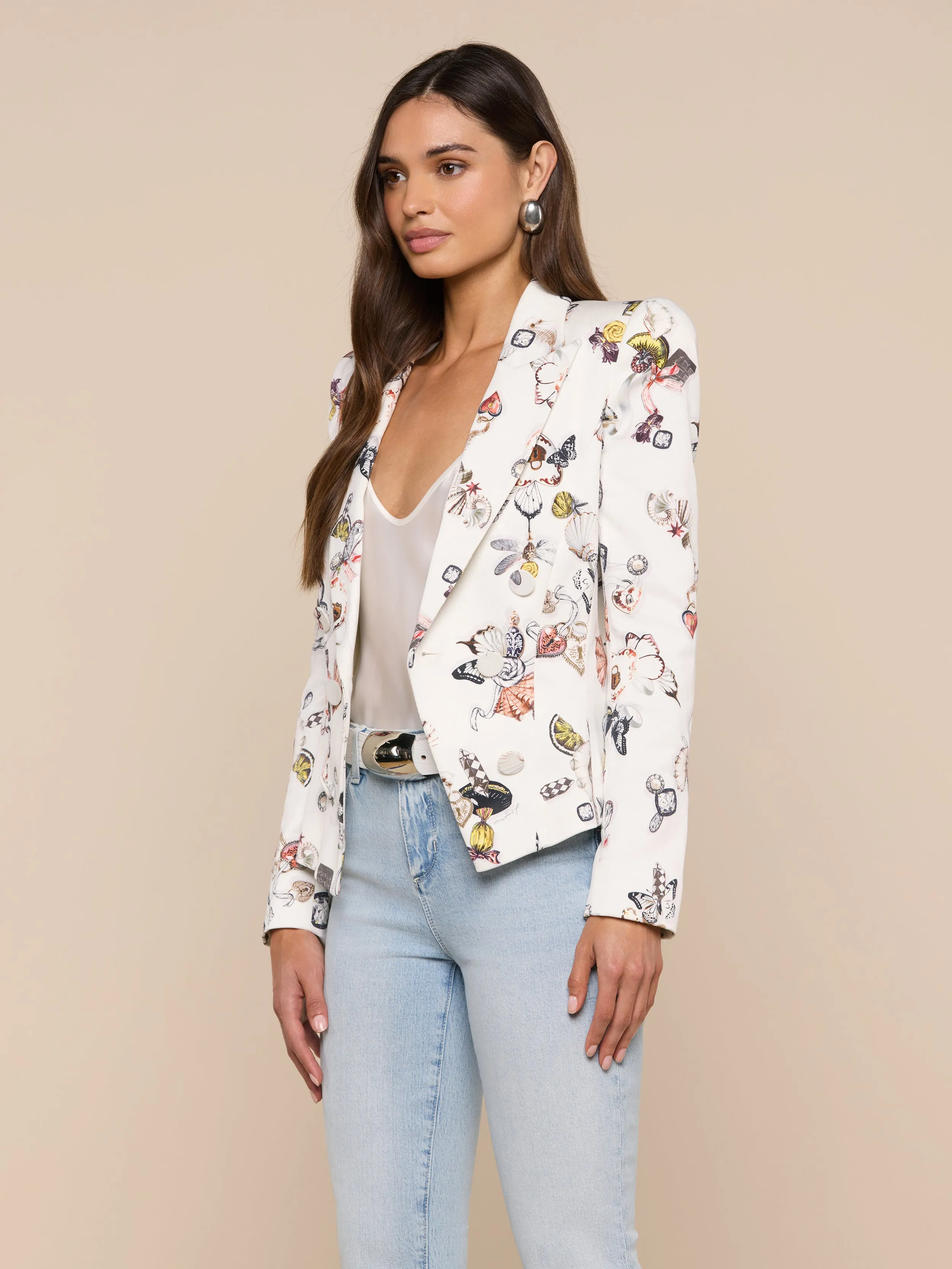 Bethany Structured Blazer sold by L'AGENCE product image thumbnail 3