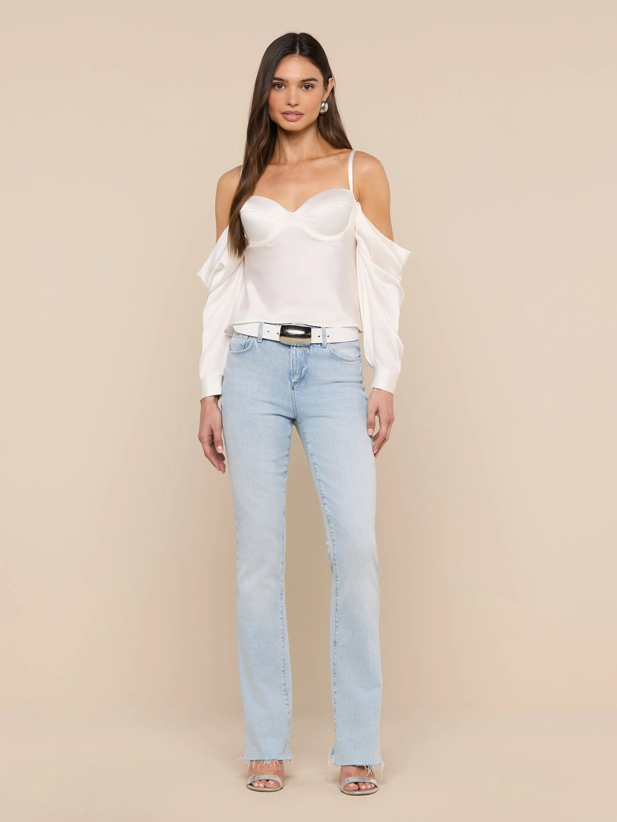 Saya Satin Top sold by L'AGENCE product image thumbnail 3