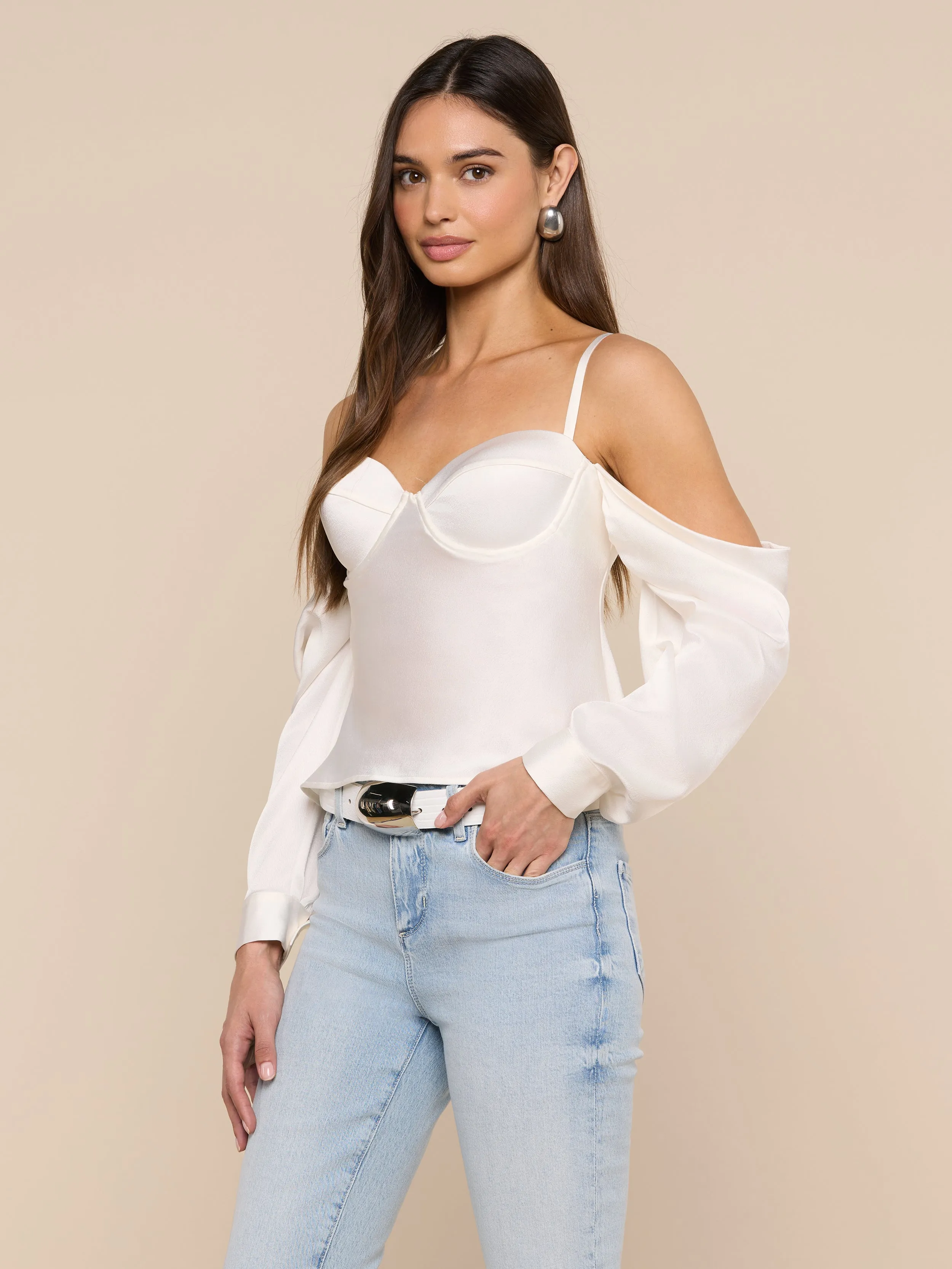 Saya Satin Top sold by L'AGENCE product image thumbnail 2