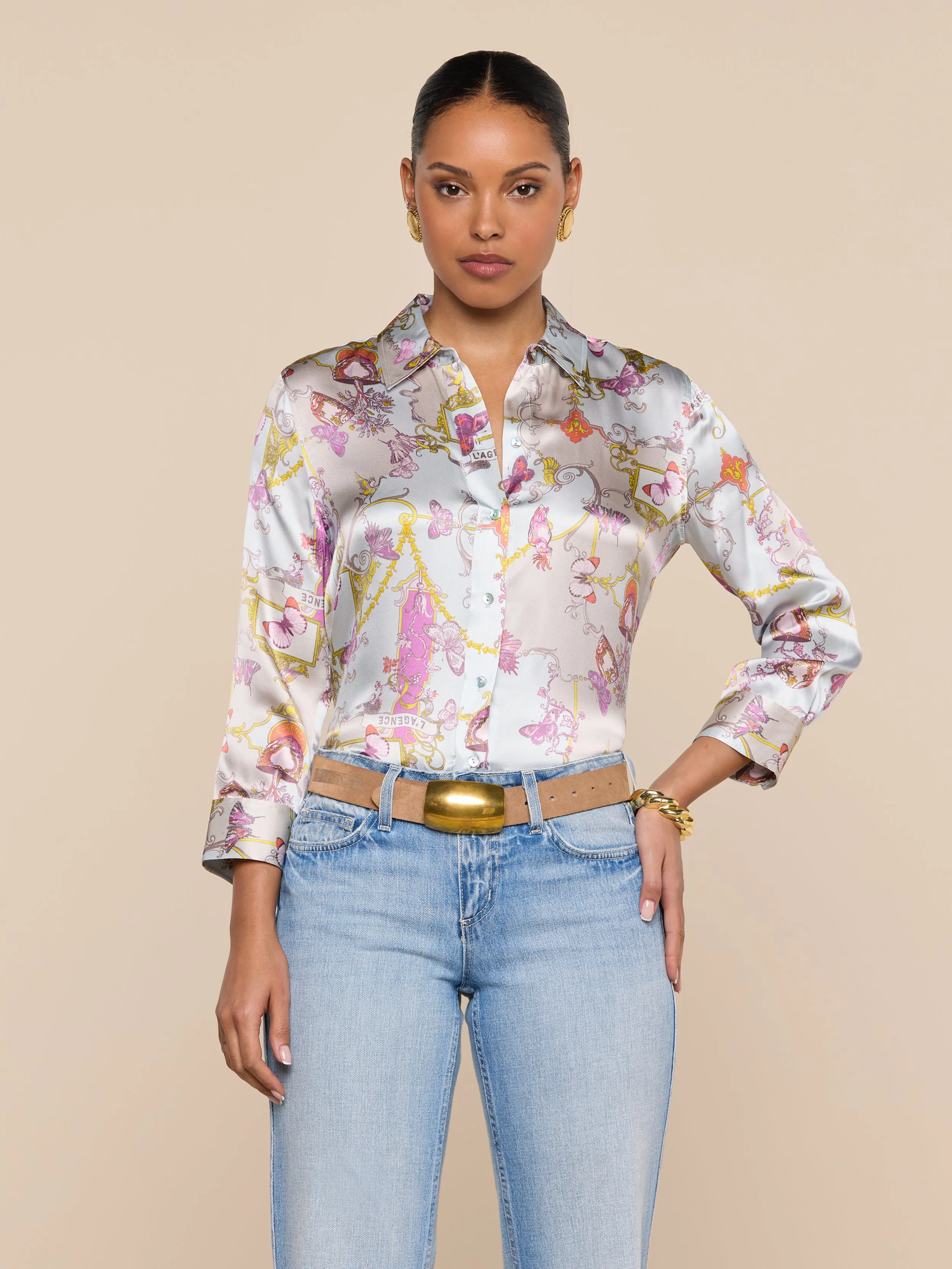 Dani Silk Blouse sold by L'AGENCE