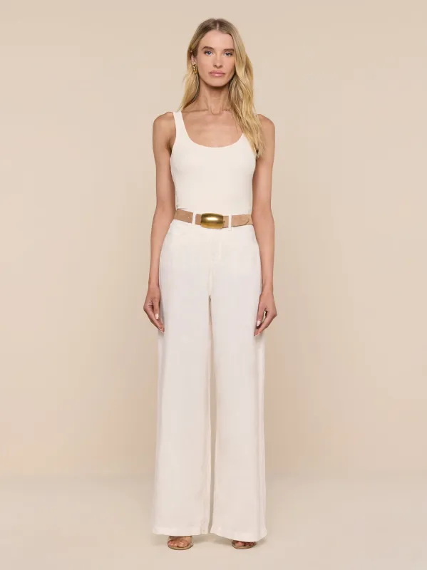 Amara Linen Wide-Leg Pant made by L'AGENCE
