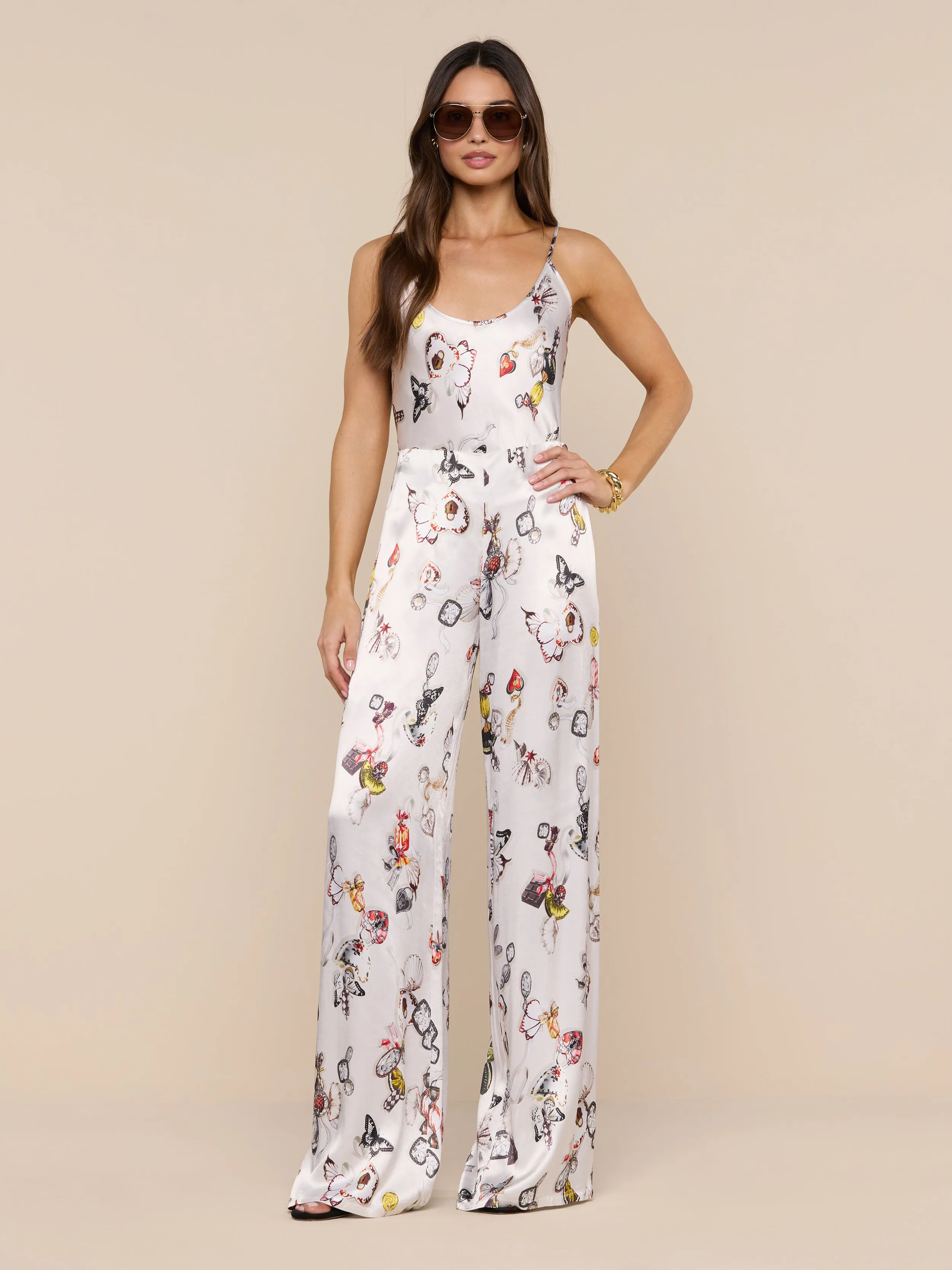Charmy Satin Camisole sold by L'AGENCE product image thumbnail 3
