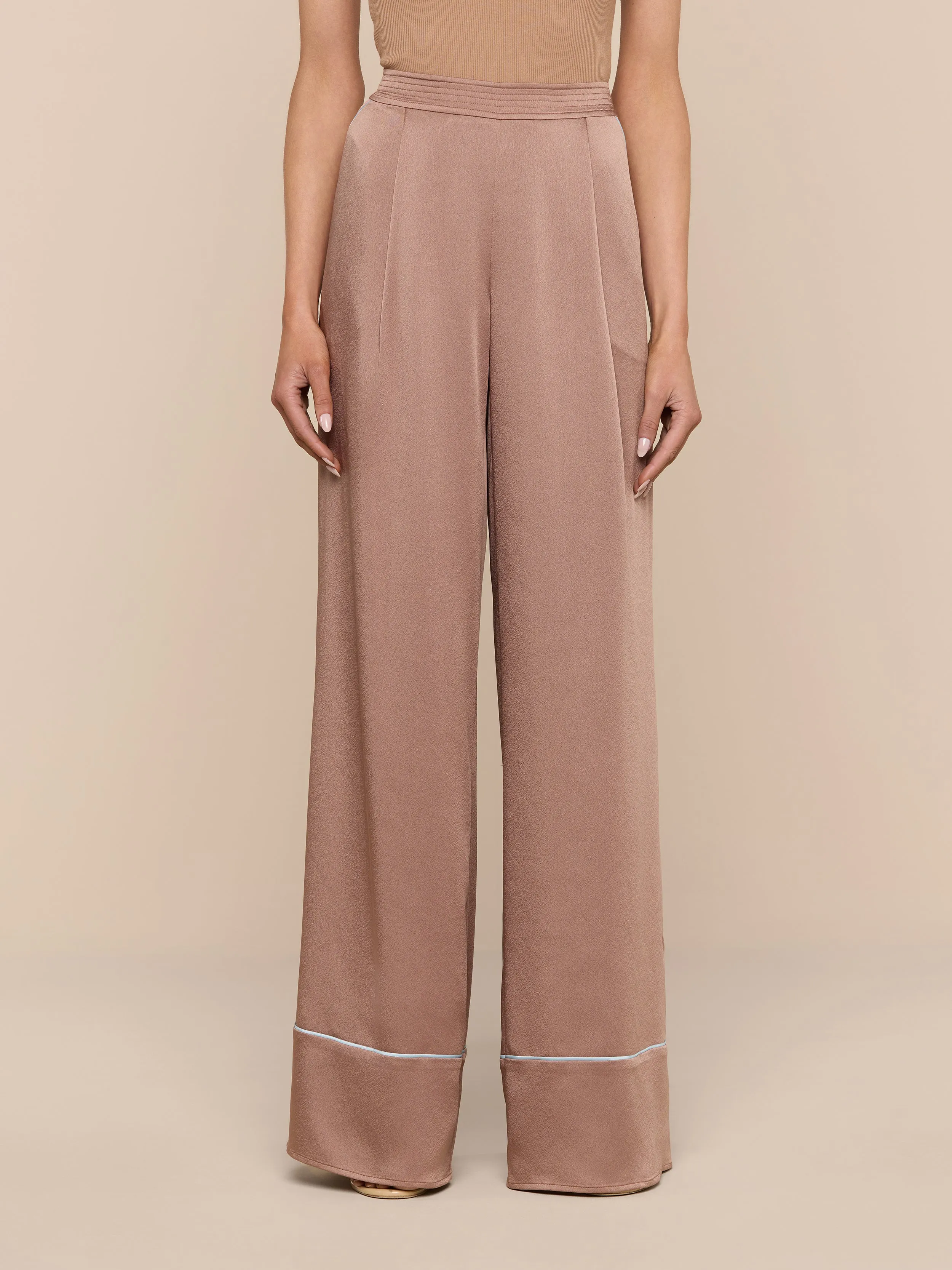 Tavia Satin Trouser sold by L'AGENCE product image thumbnail 3
